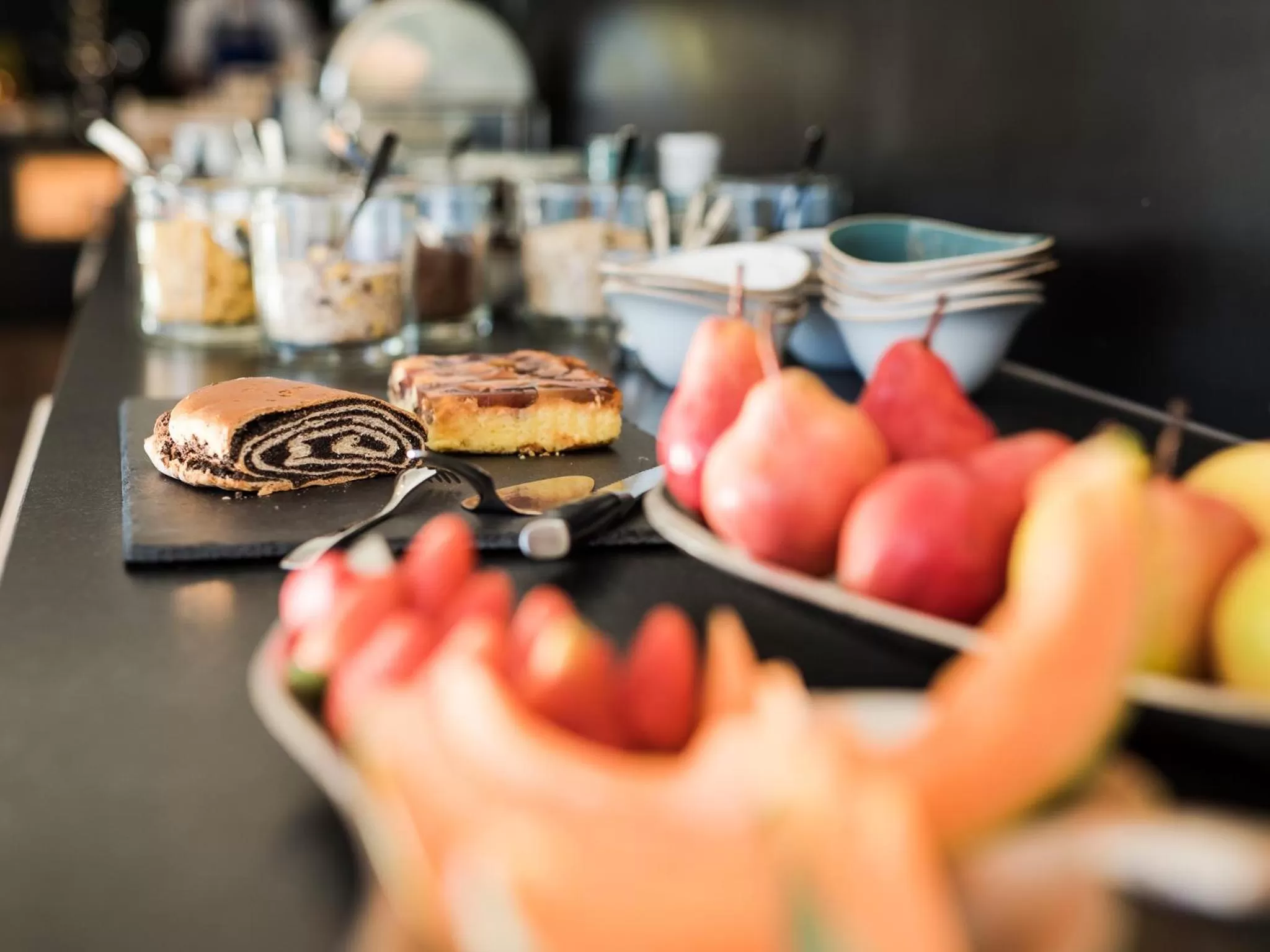 Buffet breakfast in Garni Hotel Katzenthalerhof