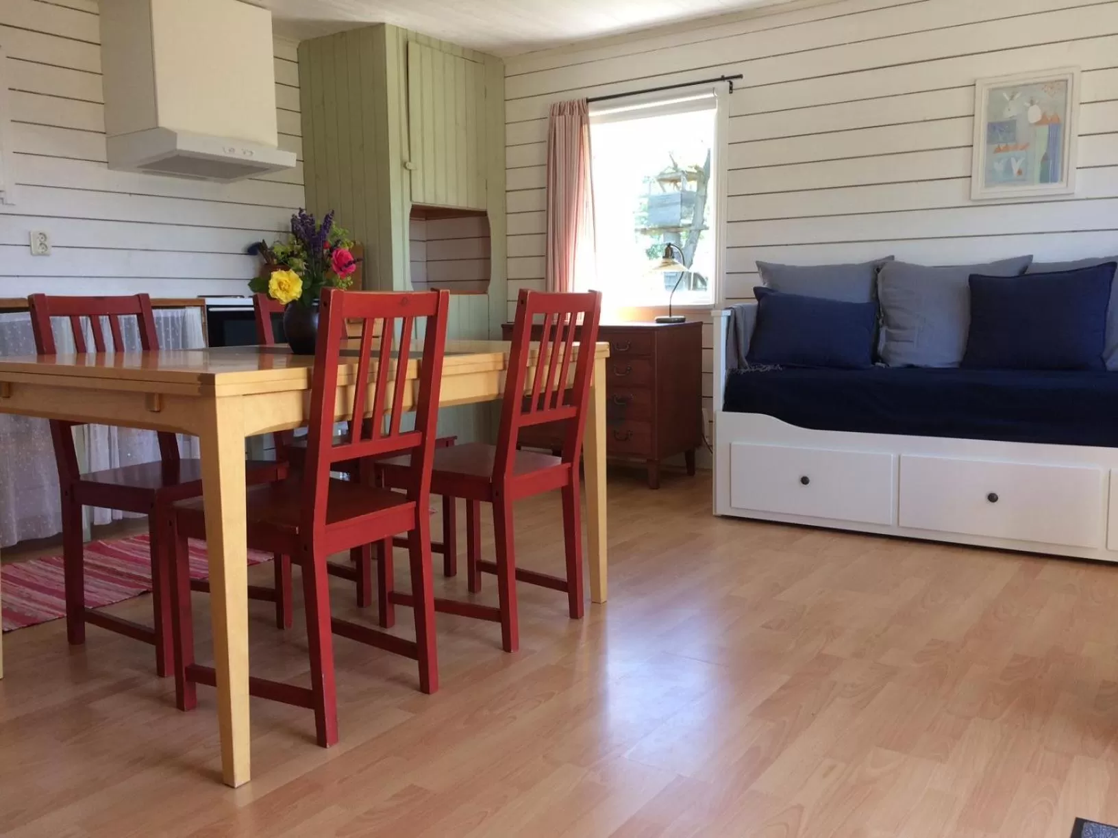 Dining Area in Ölands Yoga Studio & Islandshästar, Stugor & Rum