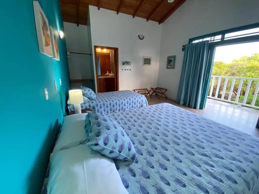 Bed in The Isabela Beach House