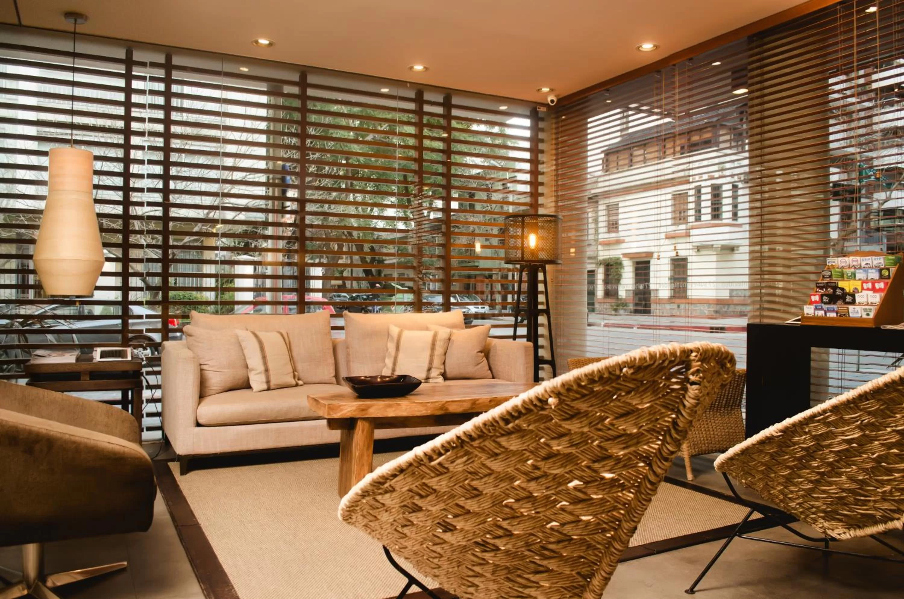 Communal lounge/ TV room in 27 Suites Hotel