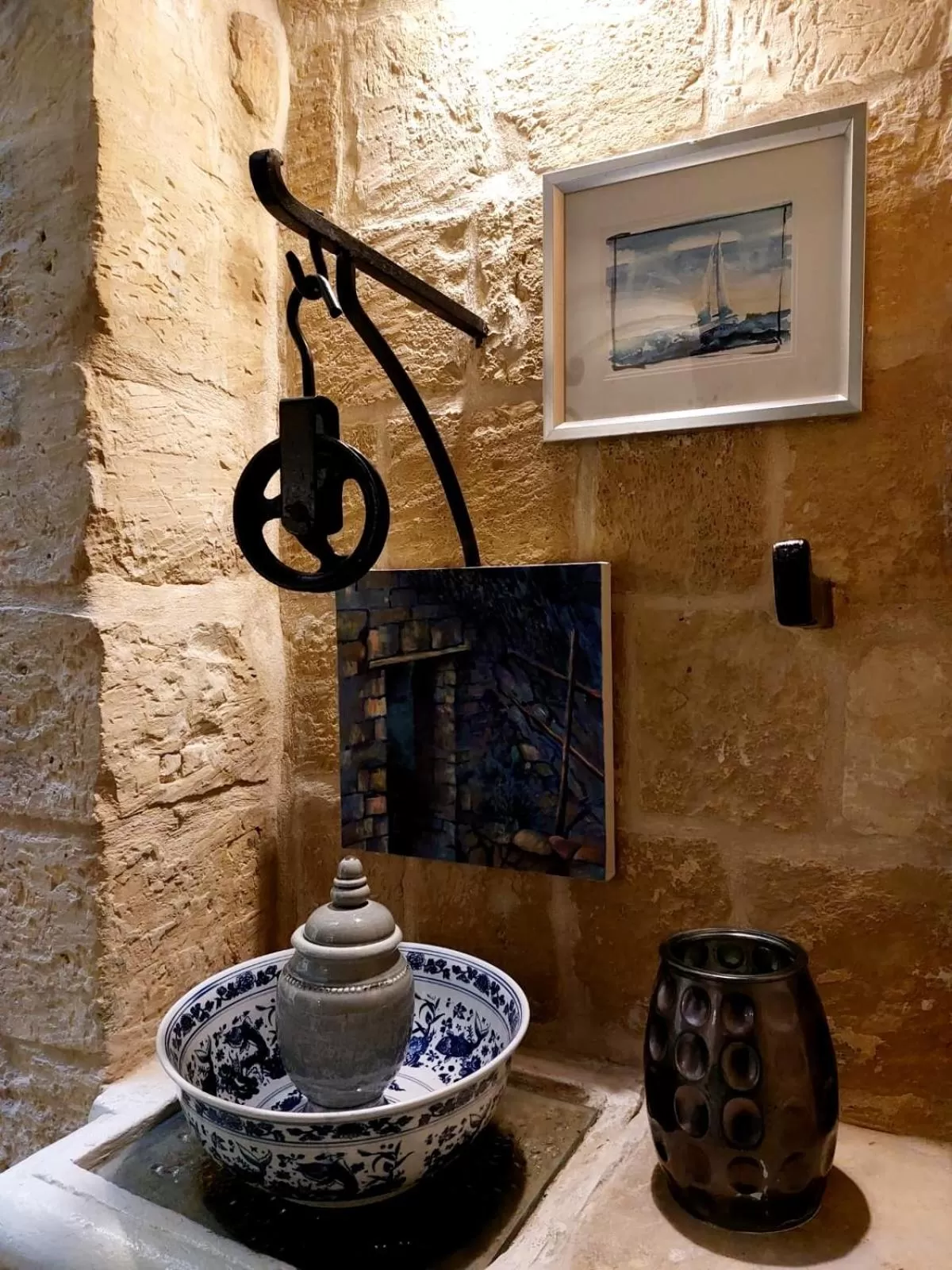 Decorative detail in Casa Birmula Boutique Hotel