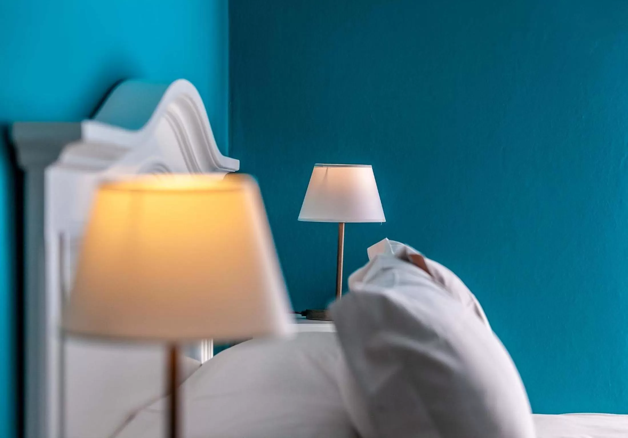 Bed in Art Hotel Ventaglio