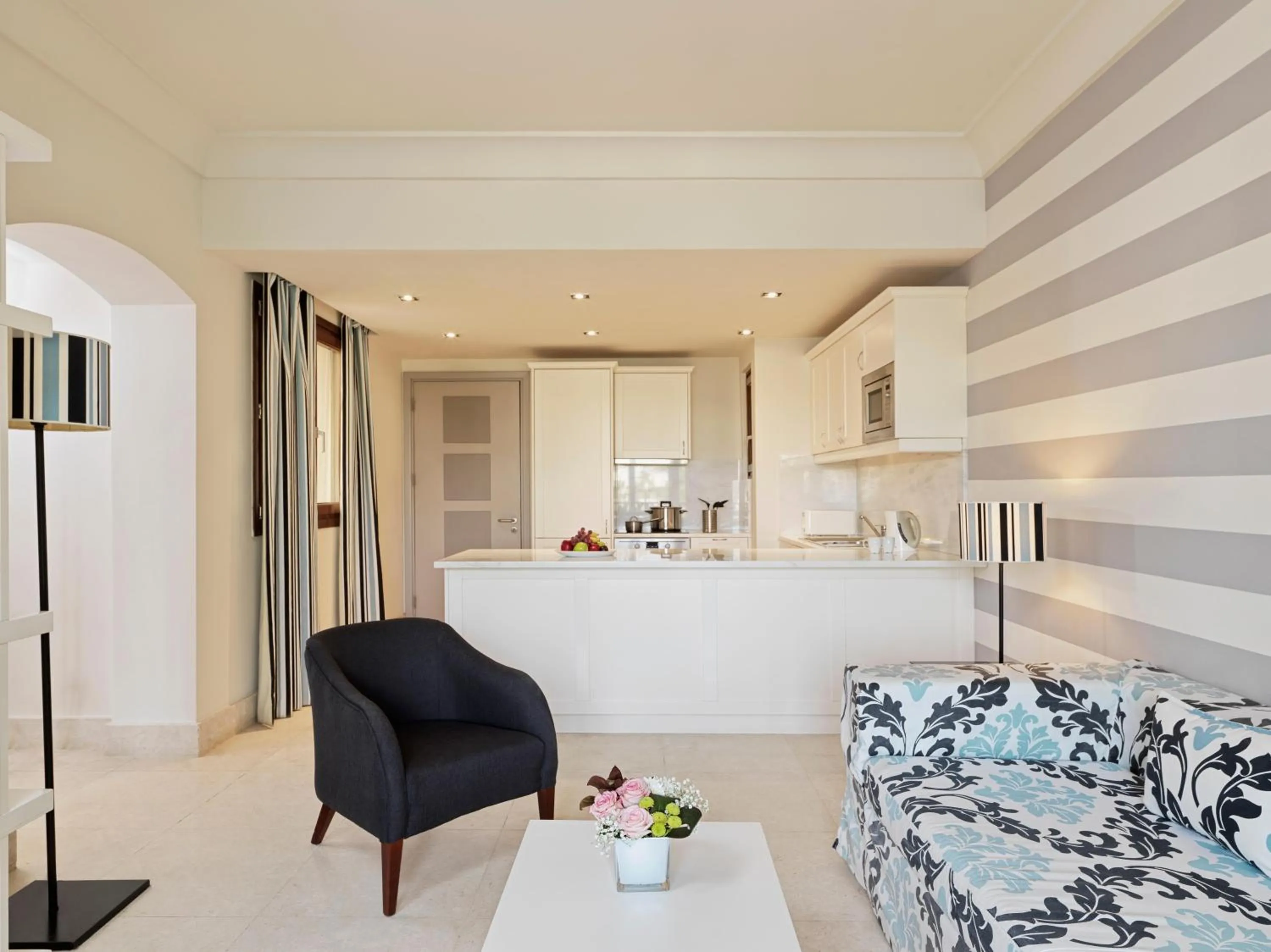 Kitchen or kitchenette in Fanar Hotel & Residences