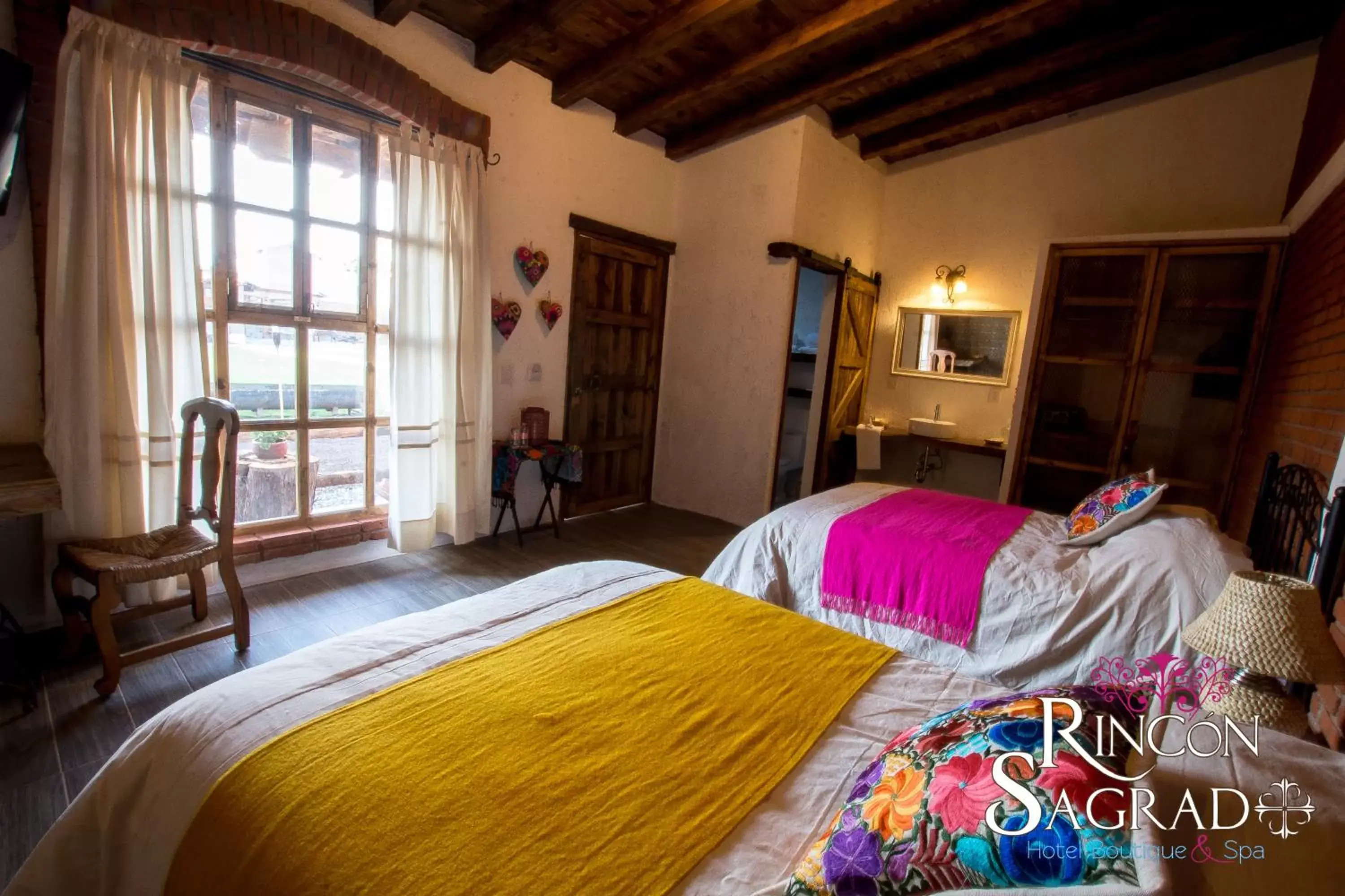 Twin Room with Private Bathroom in Hotel Boutique Rincon Sagrado Twin Room with Private Bathroom in Hotel Boutique Rincon Sagrado