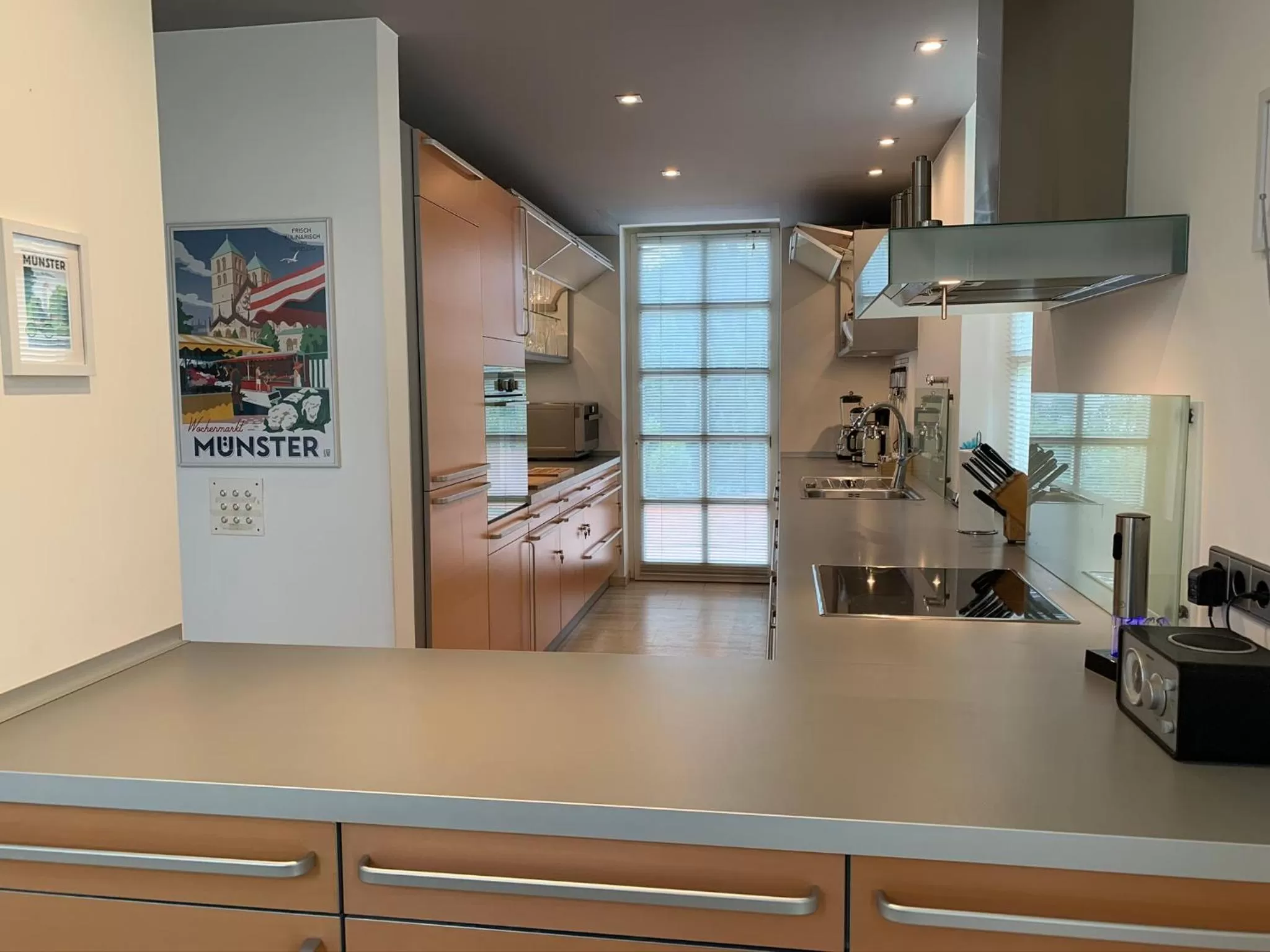 Kitchen or kitchenette in Park-Lodge Am Rohrbusch