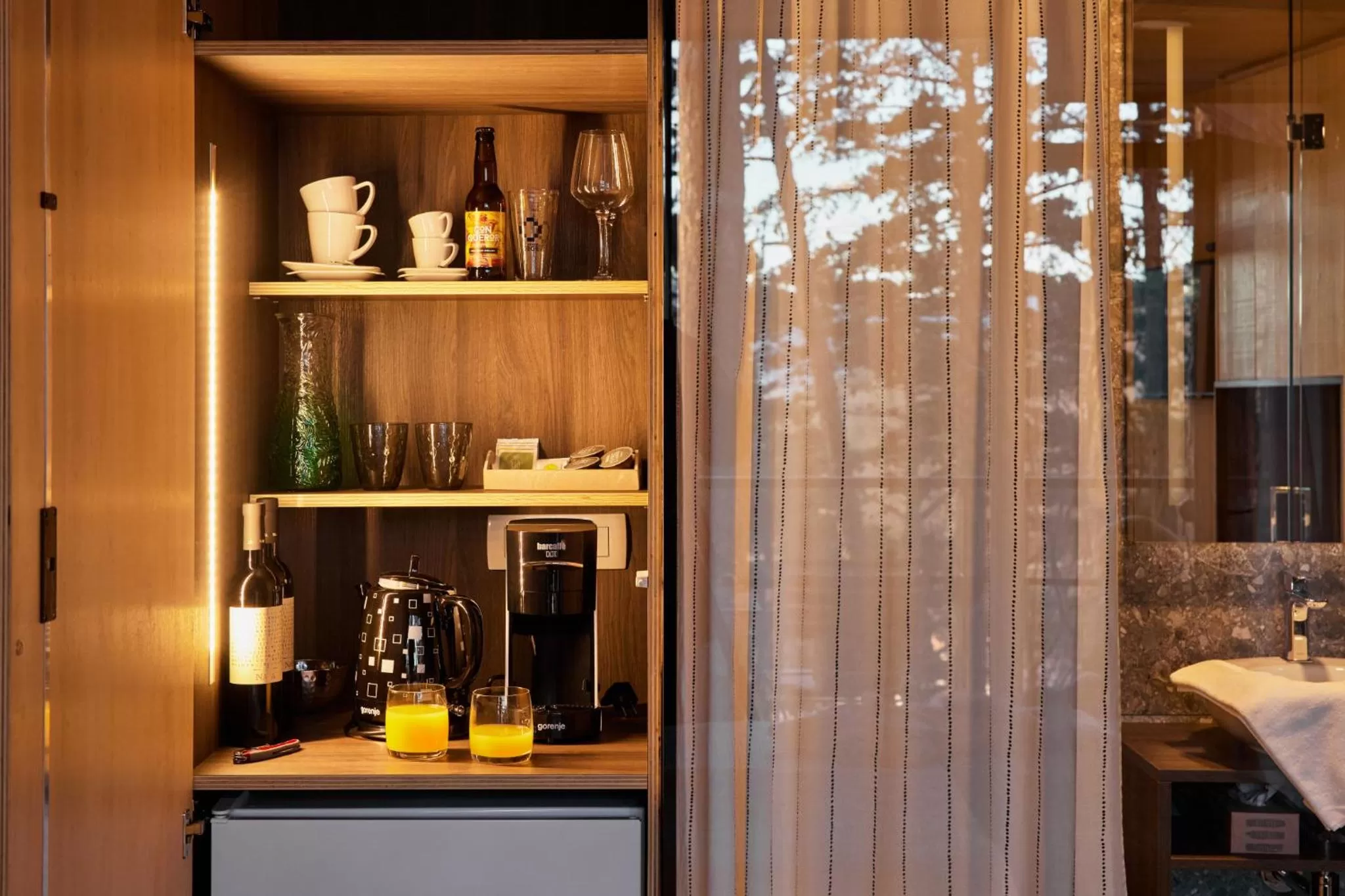 Coffee/tea facilities in Theodosius Forest Village - Glamping in Vipava valley