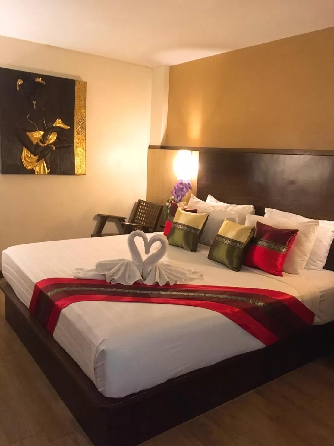 Decorative detail, Bed in BB Mantra Boutique Hotel