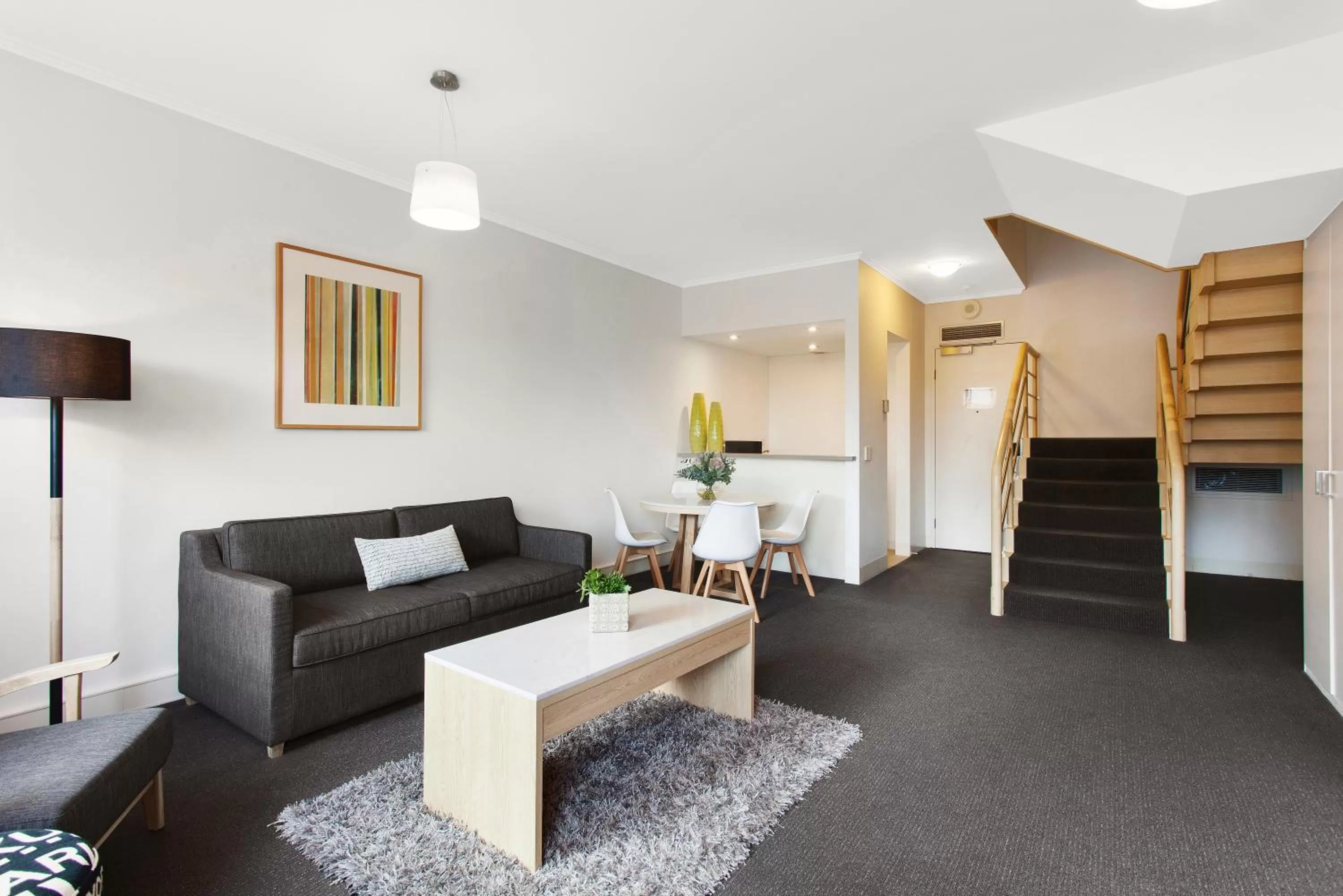 Living room in Mercure Melbourne Albert Park