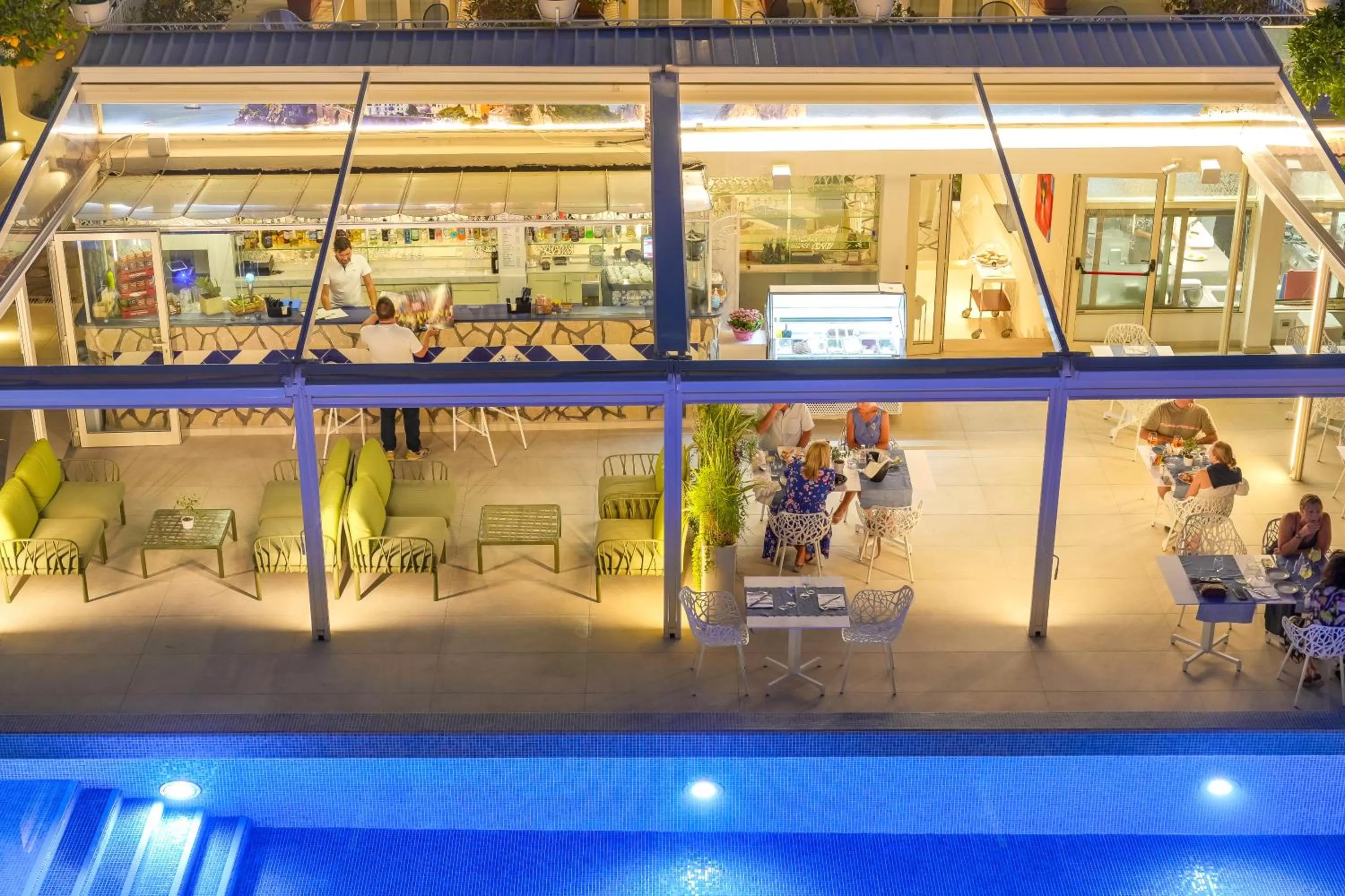 Patio in Hotel Florida