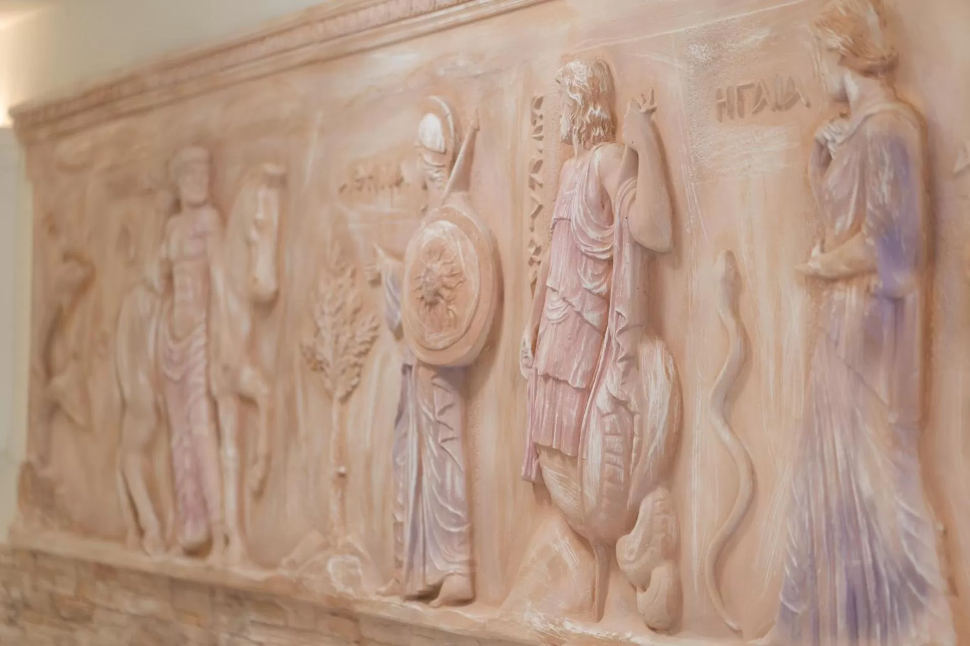 Decorative detail in Hotel & Restaurant Sparta