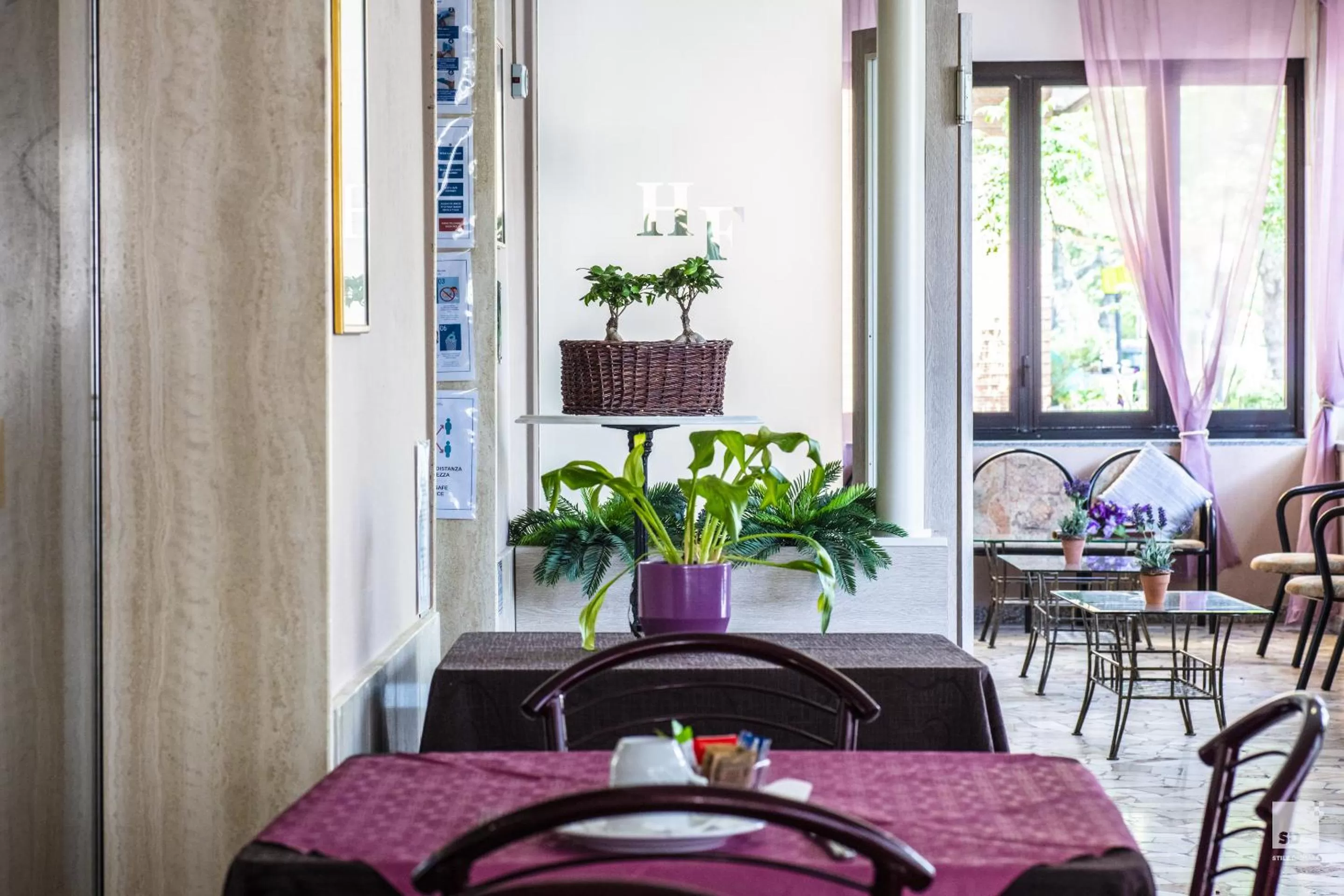 Decorative detail in Hotel Fattori Mare