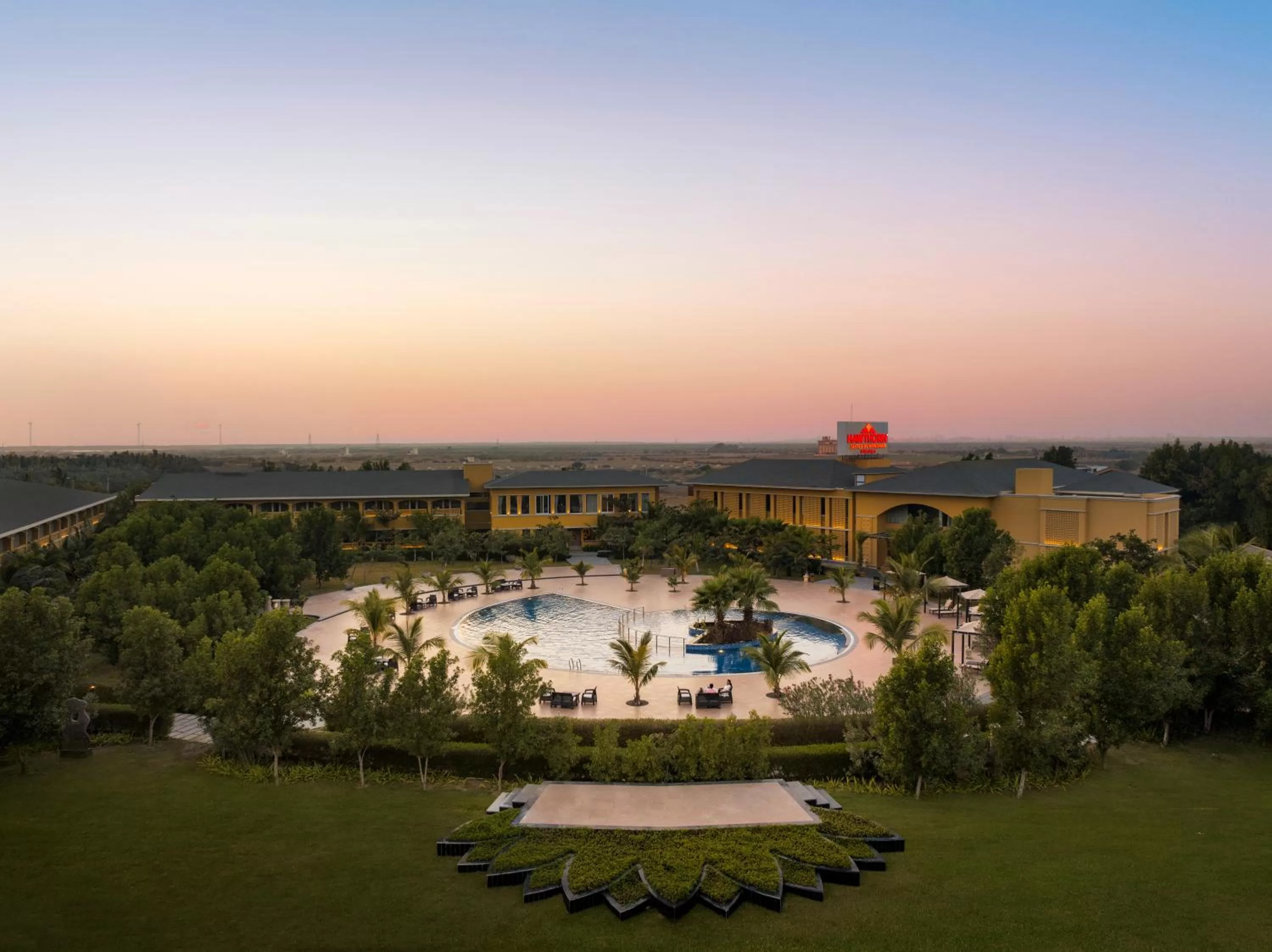 Property building in Hawthorn Suites by Wyndham Dwarka