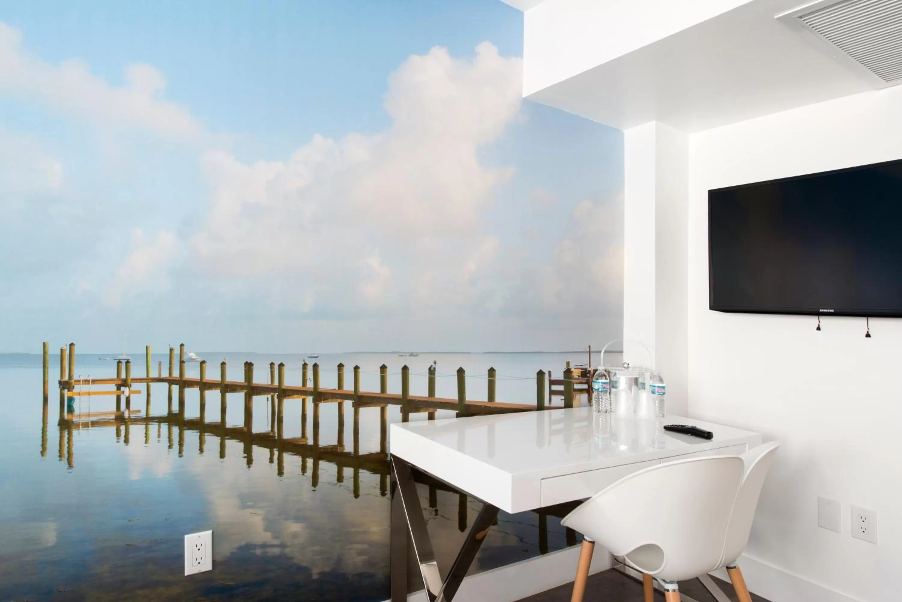 Seating area in President Hotel