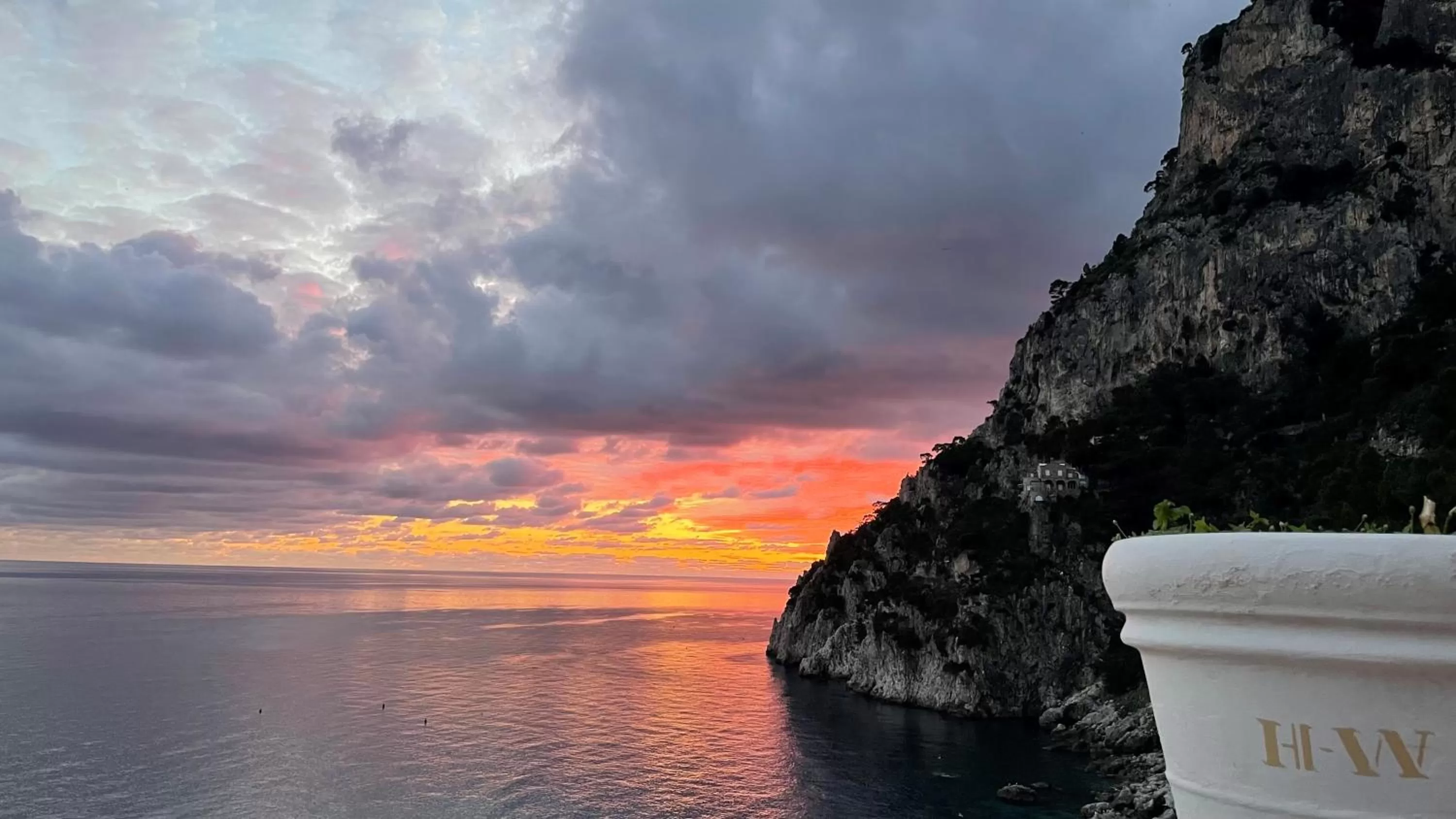 Sunset in Hotel Weber Ambassador