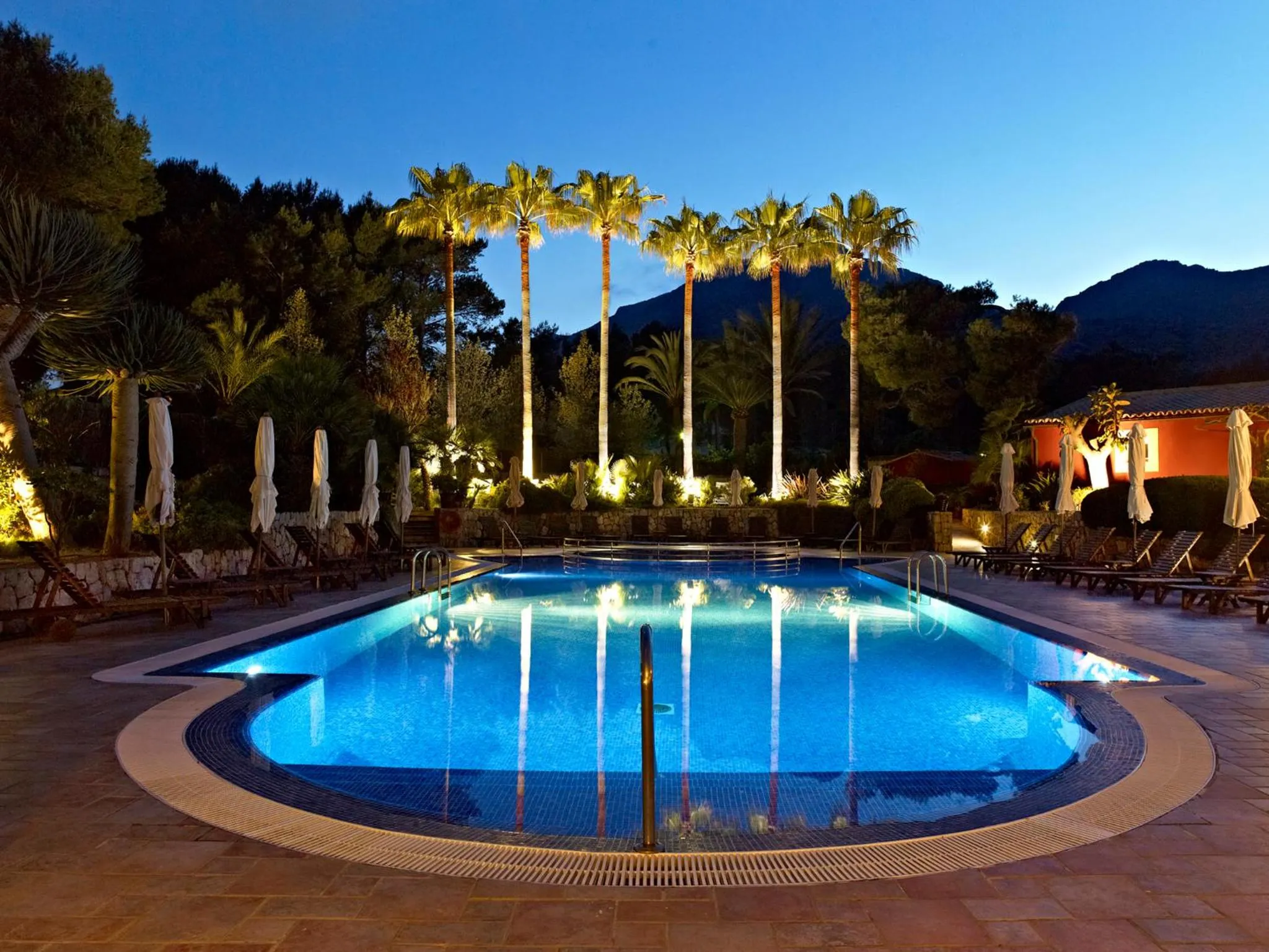 Swimming pool in Hotel Cala Sant Vicenç - Adults Only