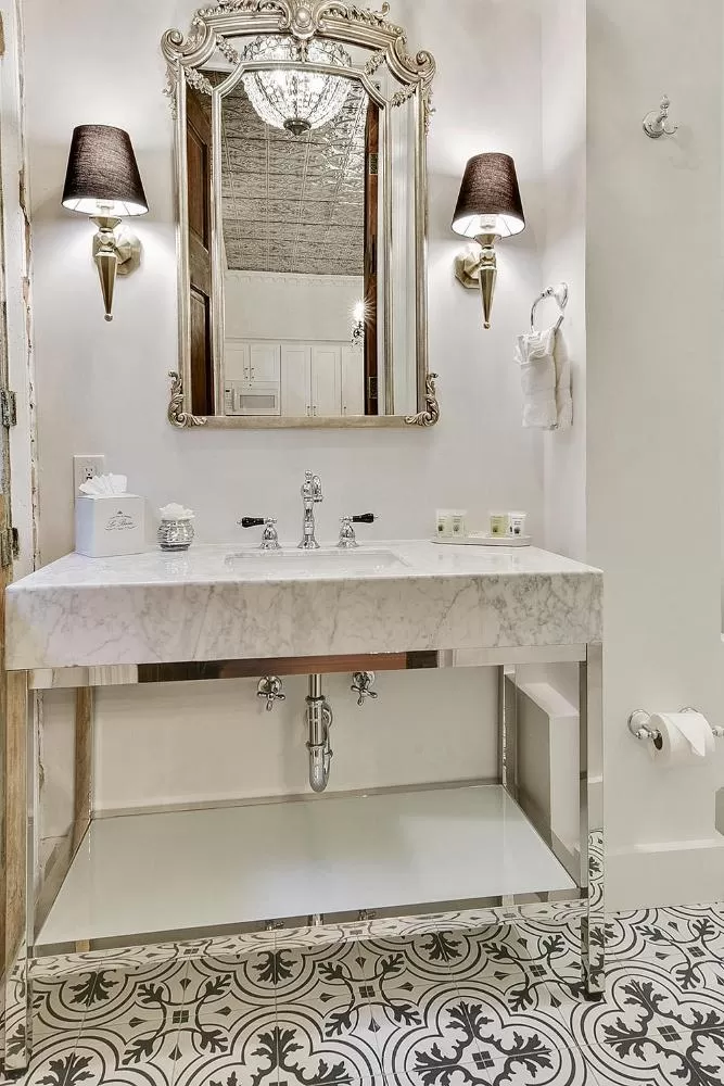 Bathroom in French Quarter Mansion