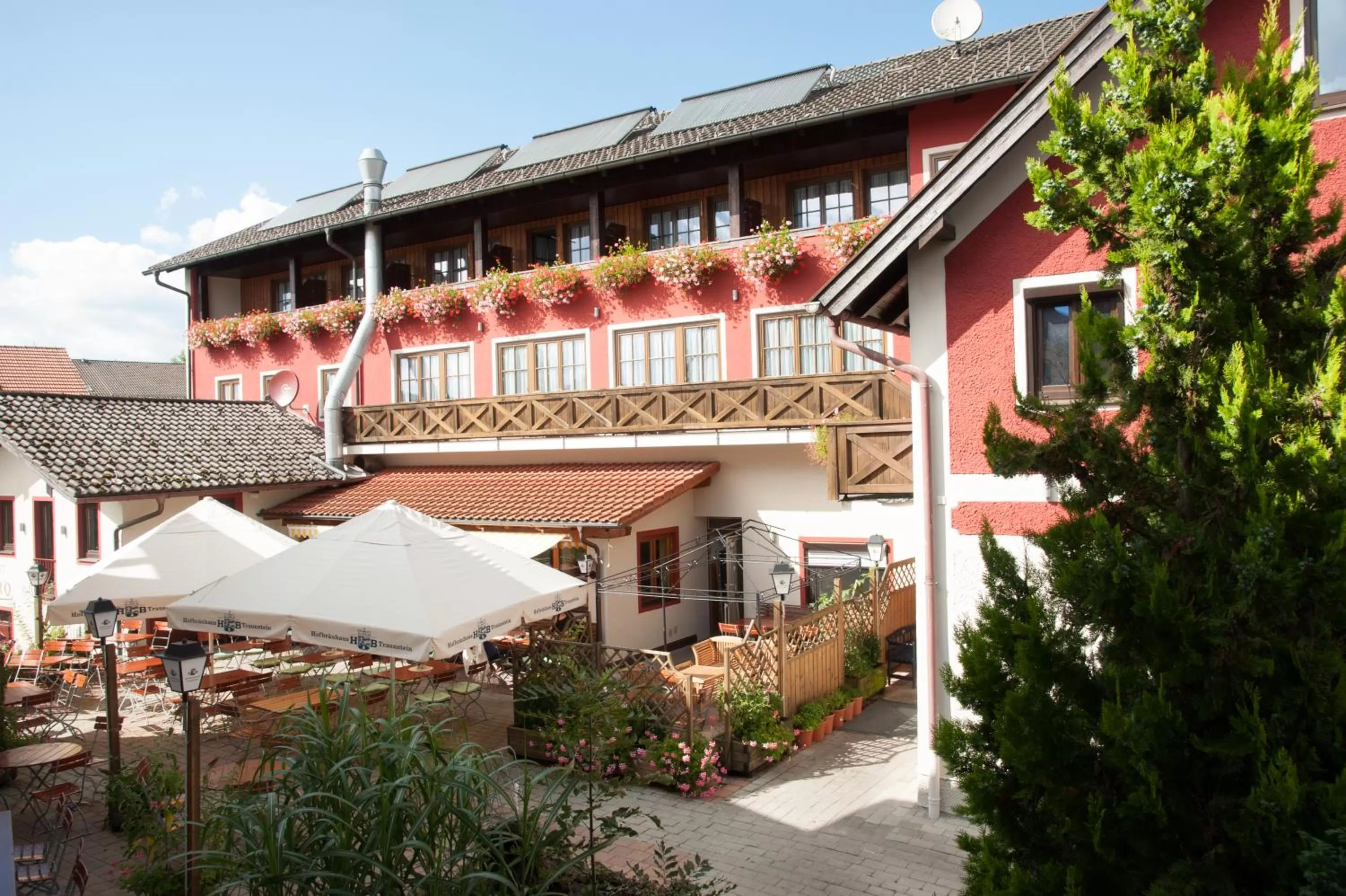 Patio in Hotel Schwaiger