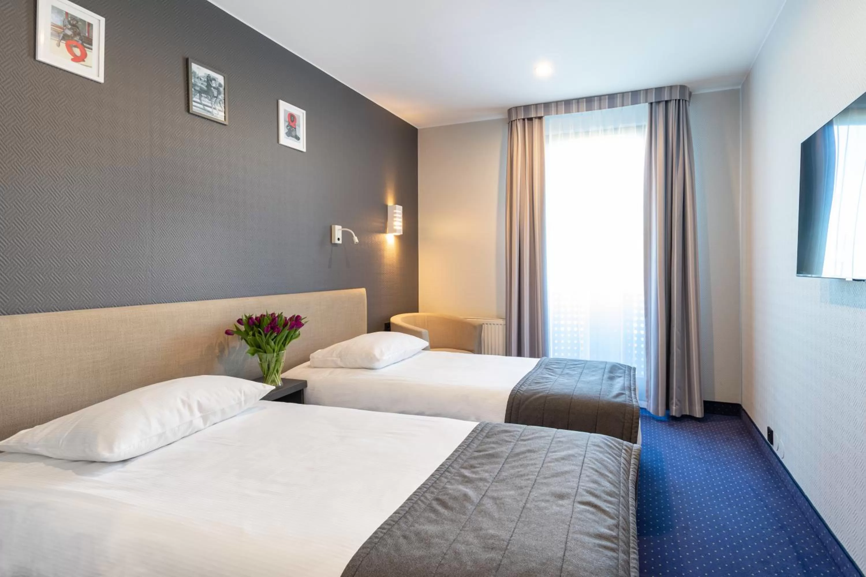 Bed in Qubus Hotel Zielona Góra