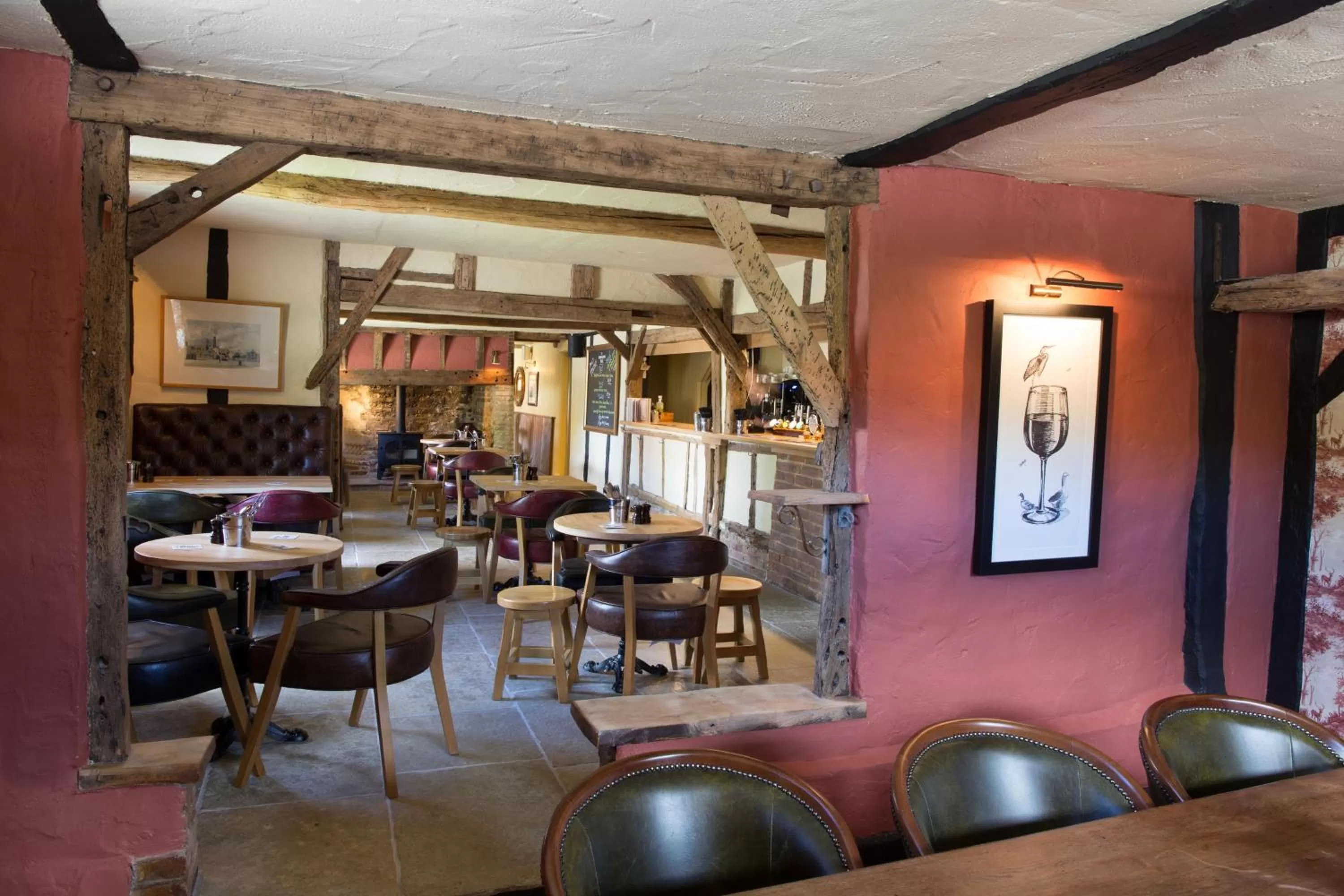 Lounge or bar in The Honingham Buck