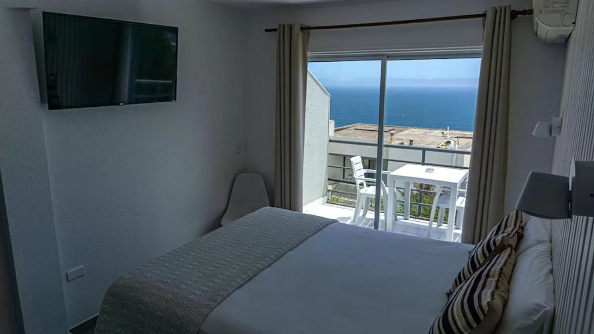 Balcony/Terrace, Bed in Dei Templi Apart Hotel