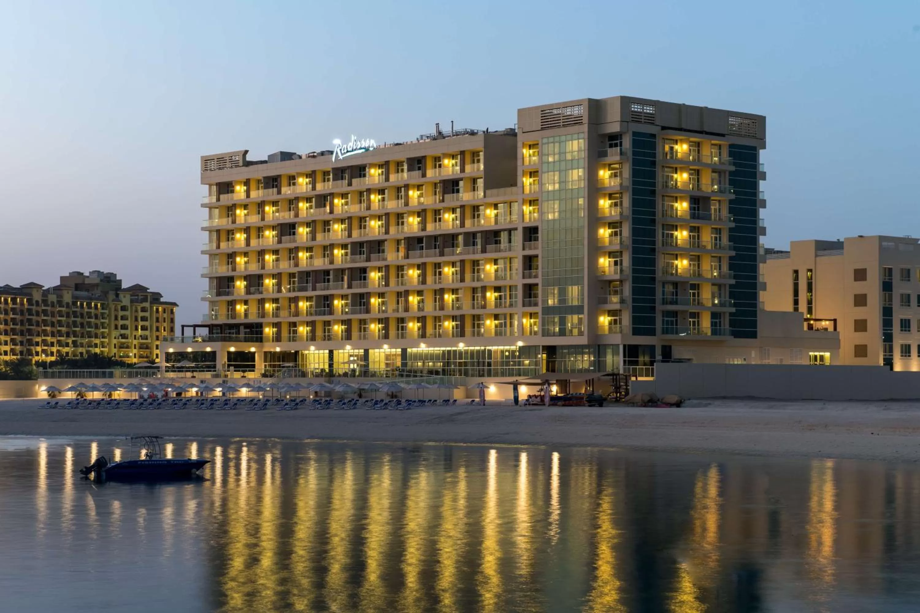 Property building in Radisson Resort Ras Al Khaimah Marjan Island