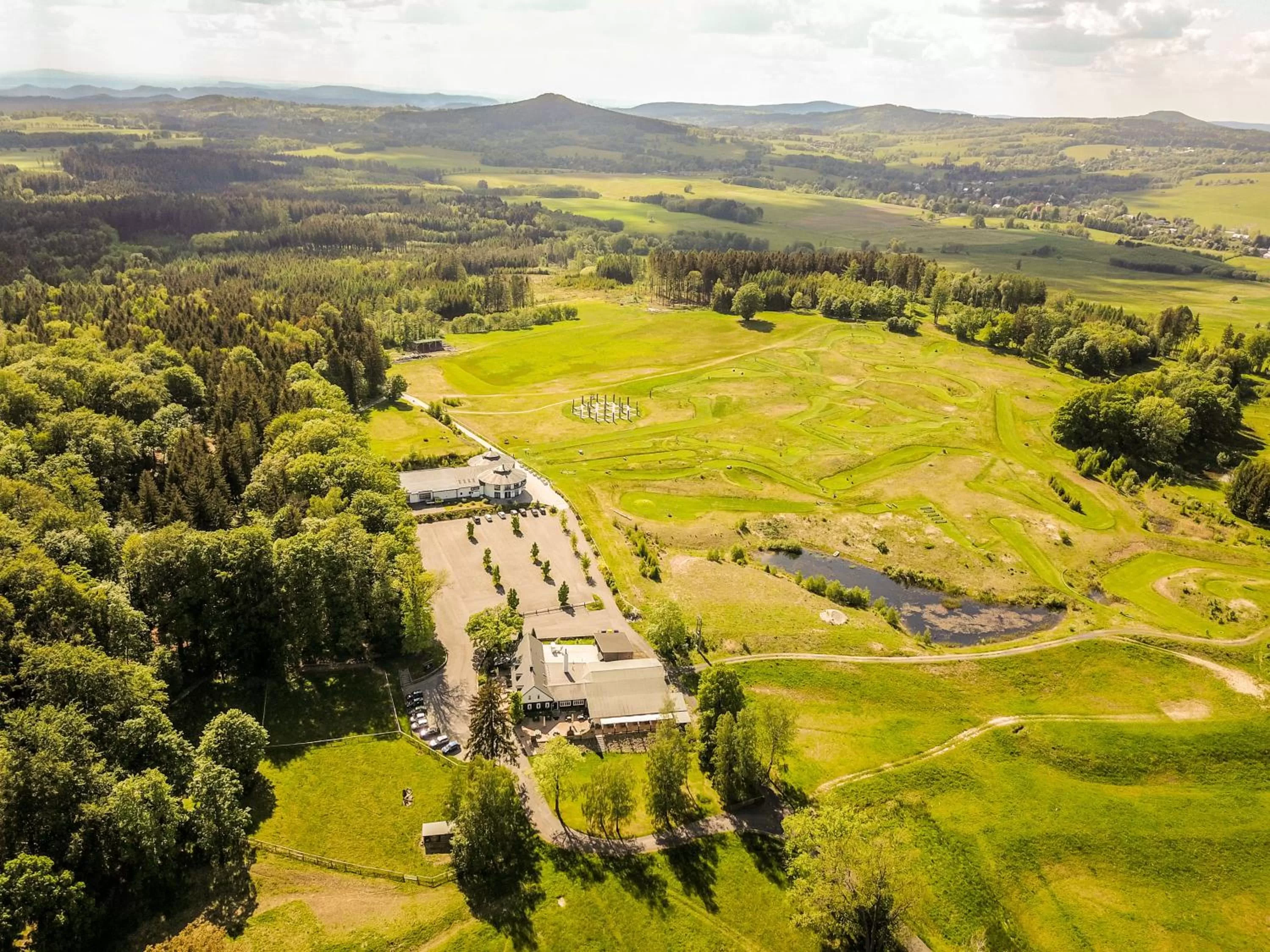 Bird's-eye View in Hotel Dymník