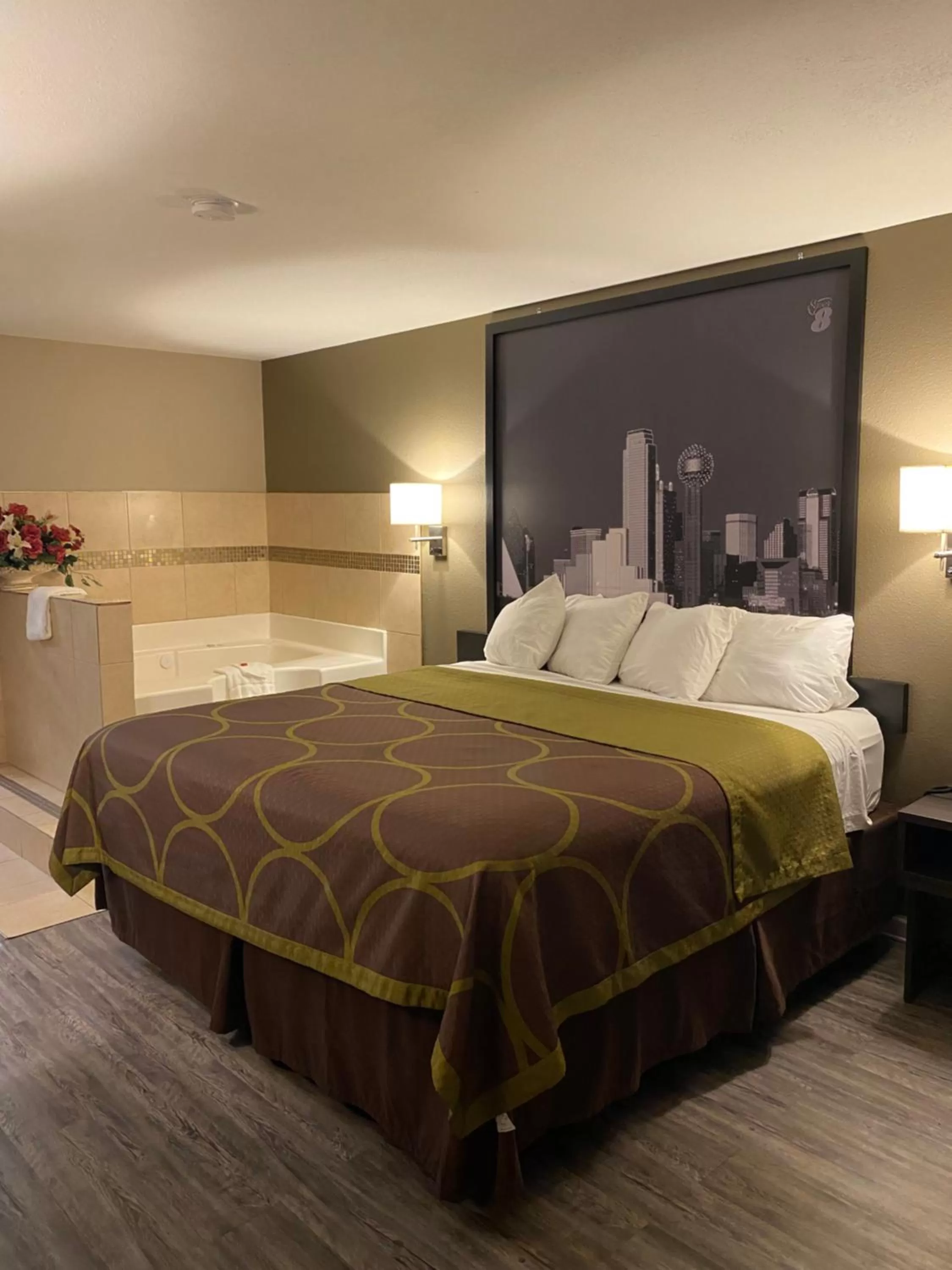 Bed in Super 8 by Wyndham Terrell