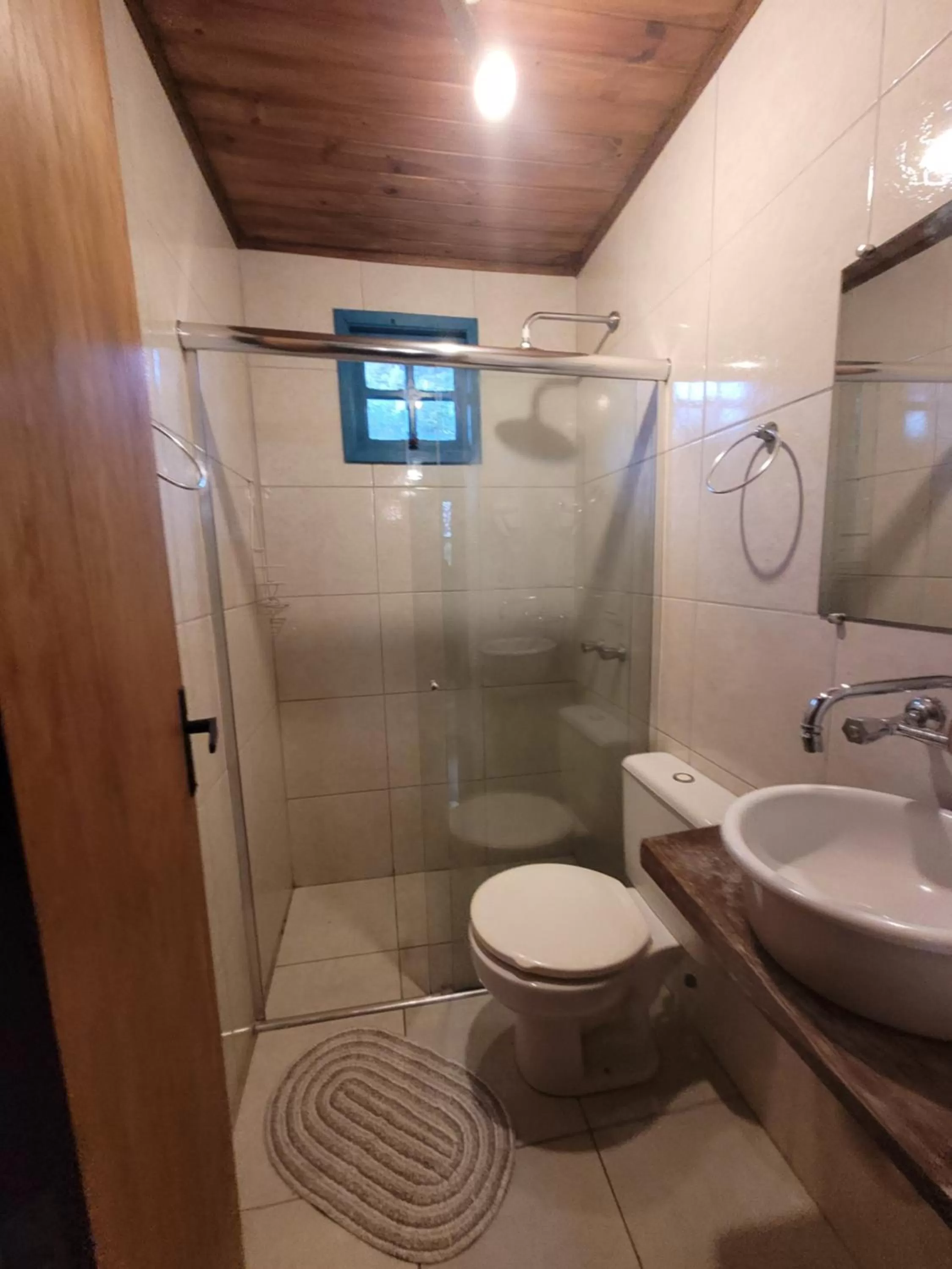 Bathroom in Pousada da Chacara