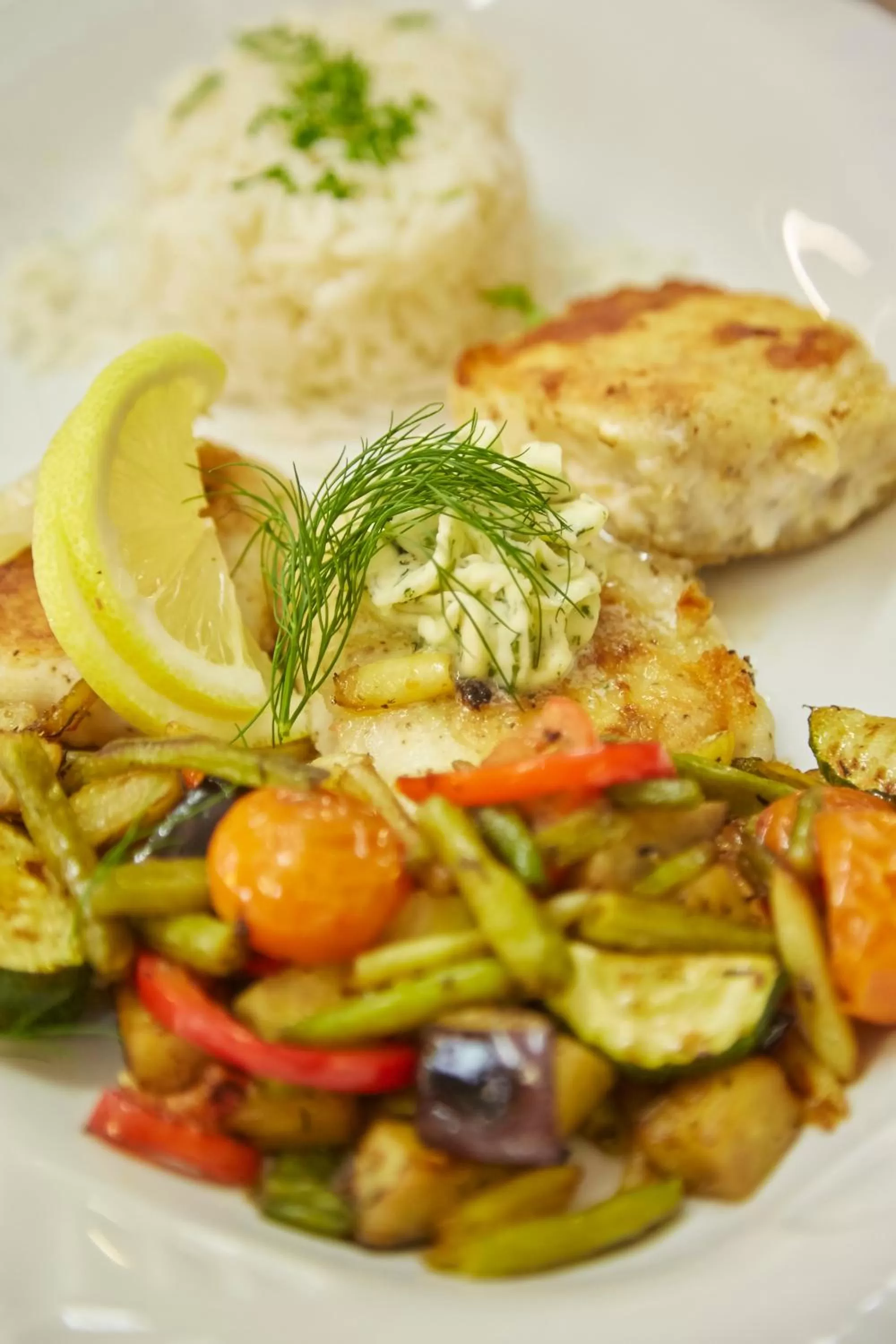 Food close-up in Flair Hotel Villa Ilske