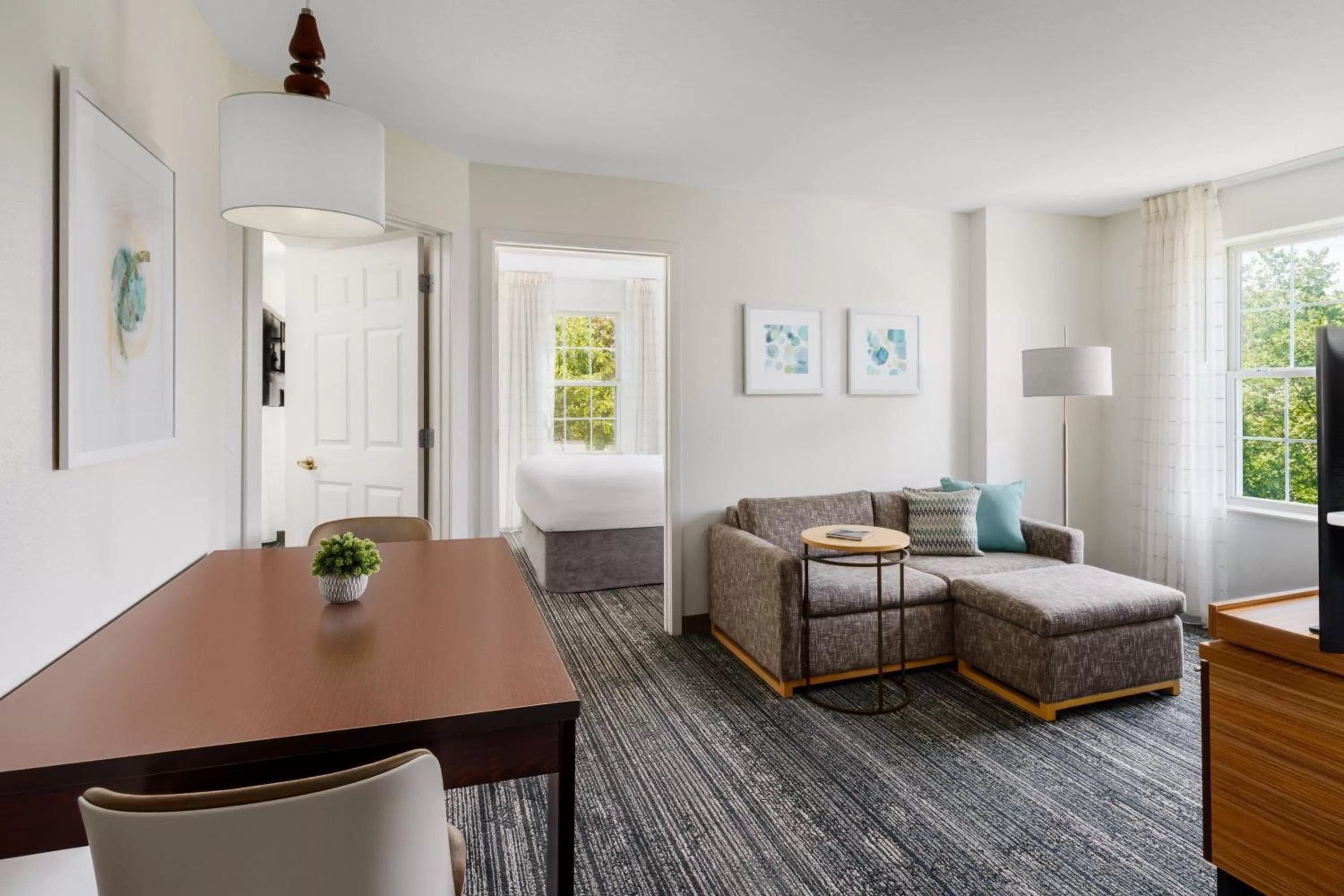 Bedroom in TownePlace Suites Manchester-Boston Regional Airport