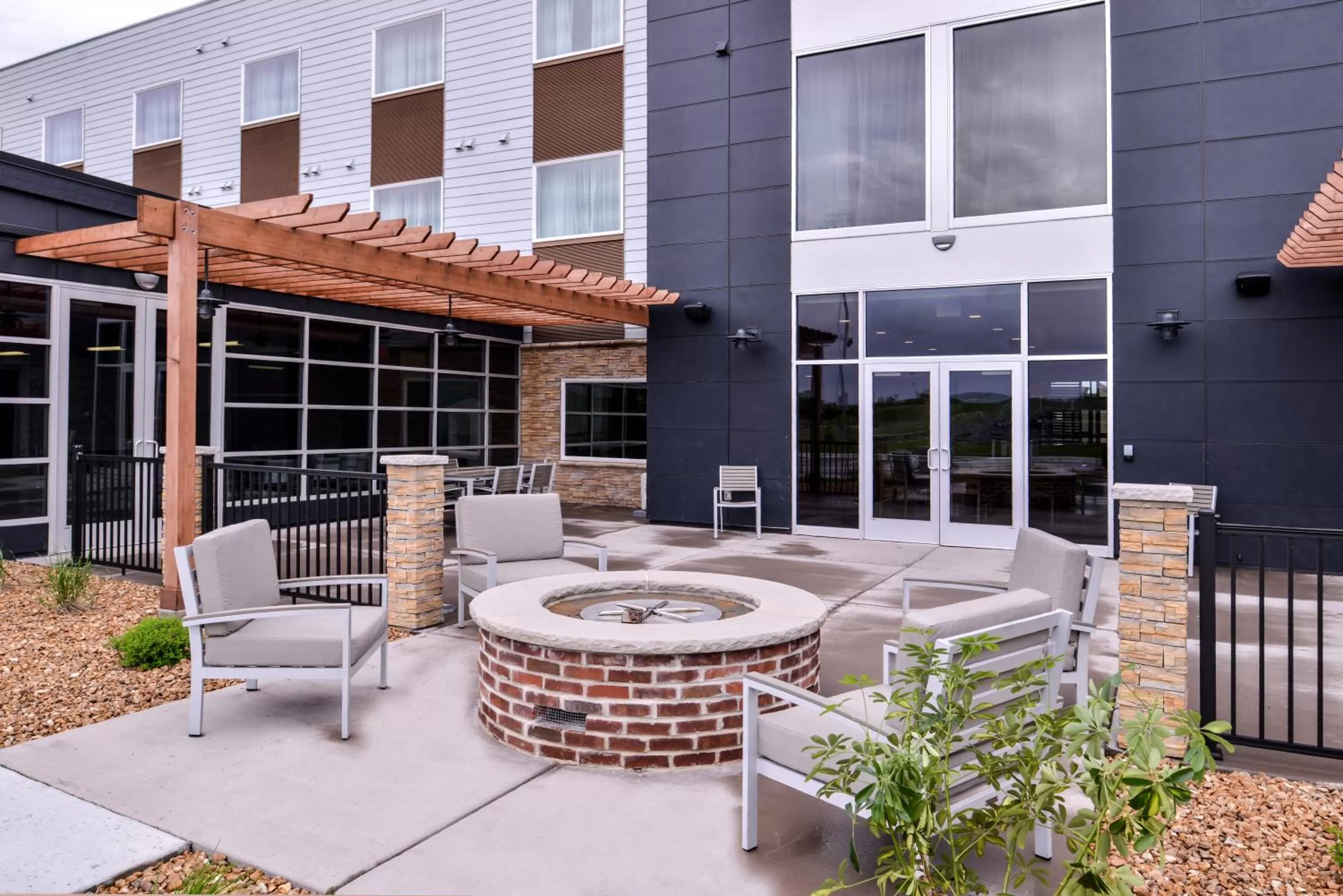 Patio in Country Inn & Suites by Radisson, Ft Atkinson, WI