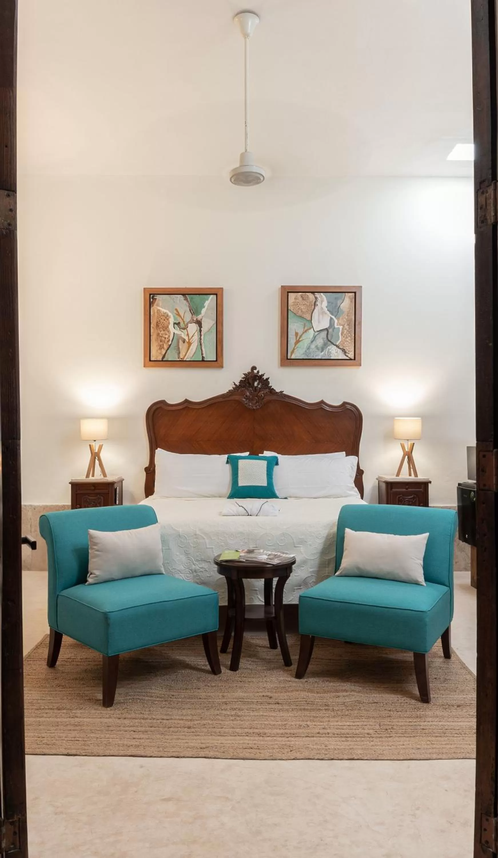 Bed in Casa Dos Lirios Hotel Boutique