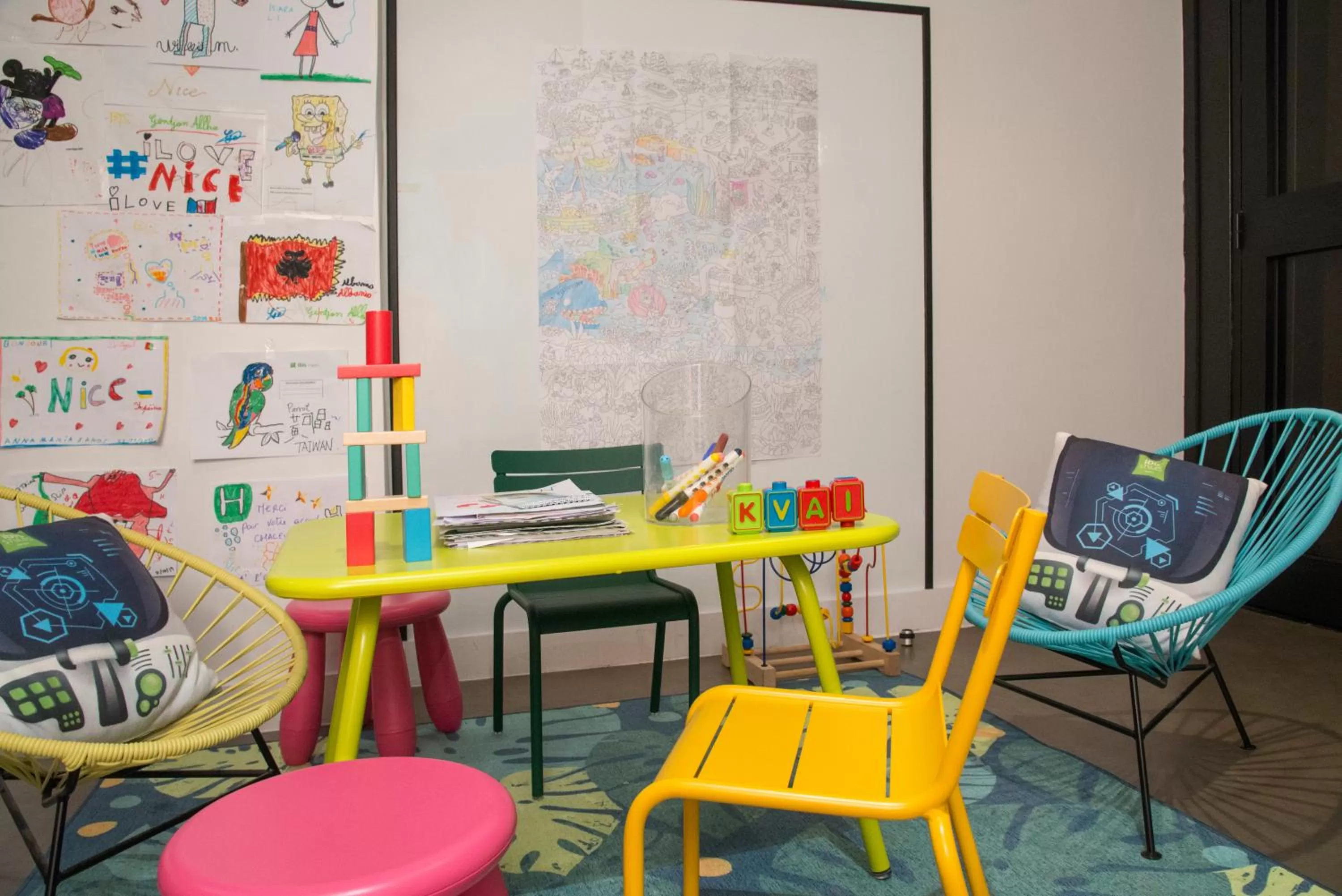 Children play ground in Ibis Styles Nice Centre Gare