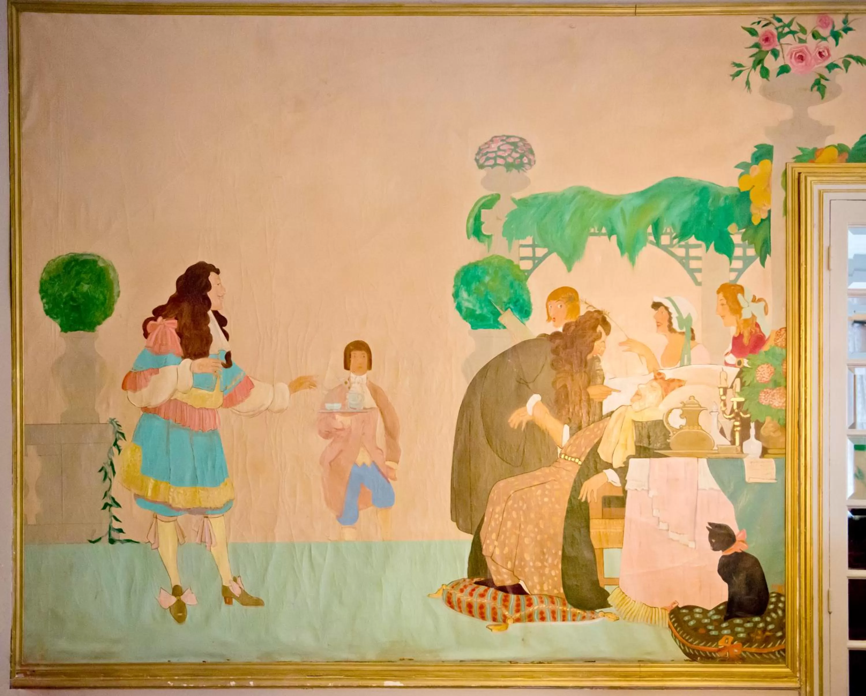 Decorative detail in Le Grand Hôtel Molière