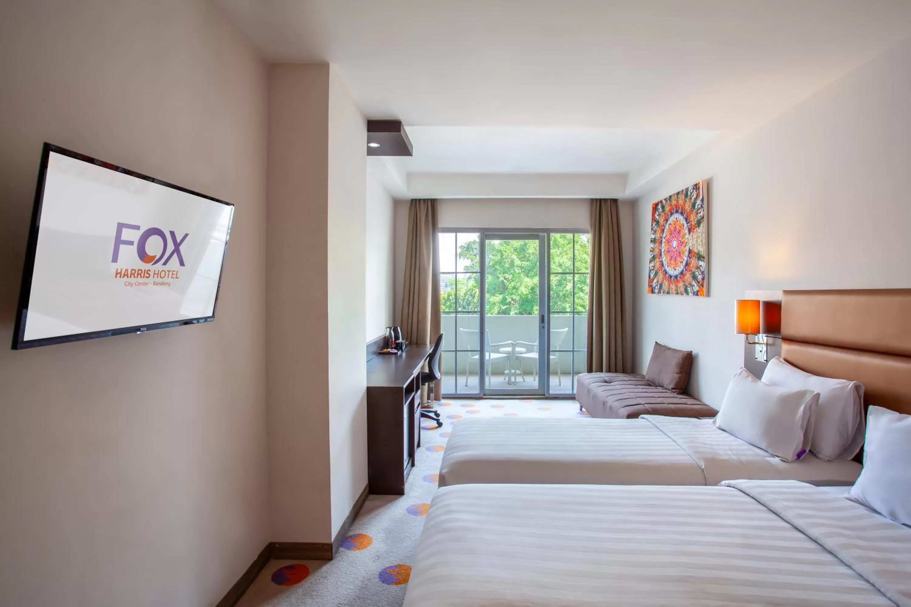 Balcony Room in FOX HARRIS City Center Bandung