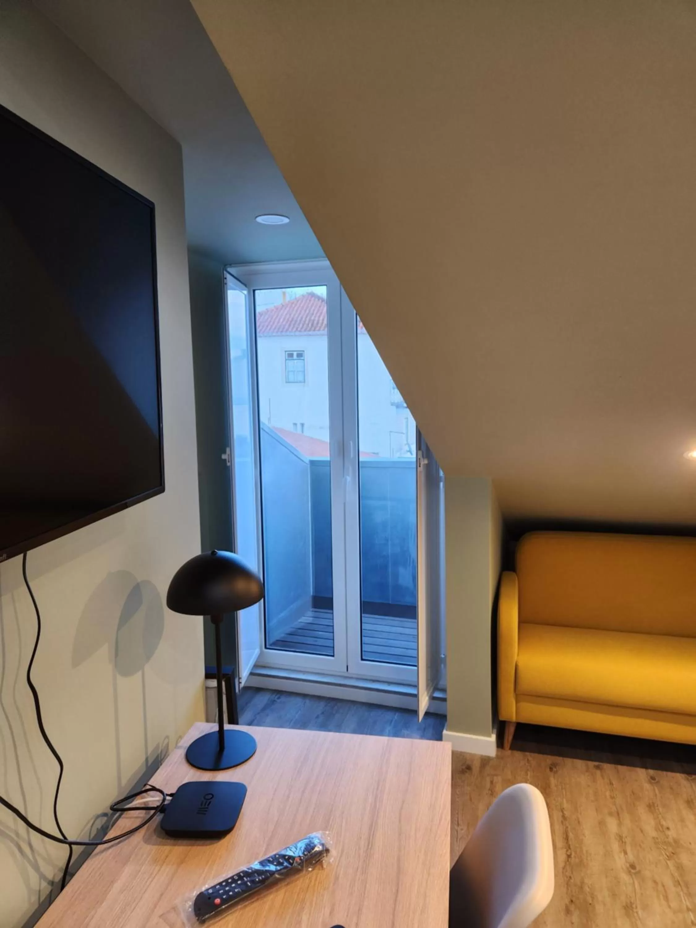 Bedroom, TV/Entertainment Center in Loios Studios and Apartments