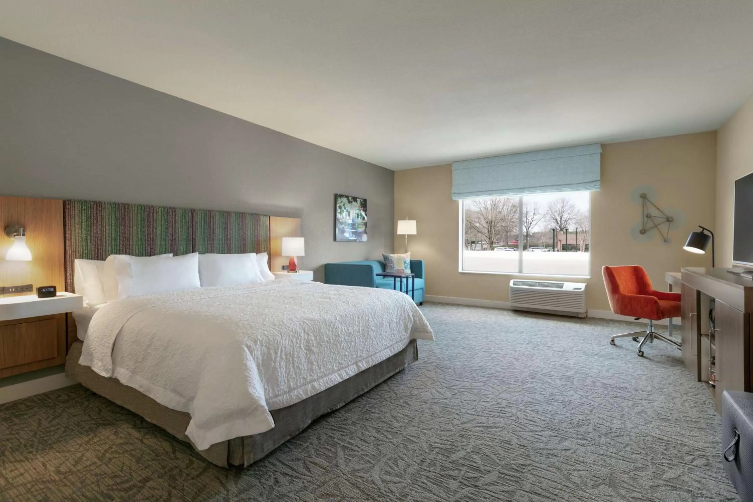 Bedroom, Bed in Hampton Inn And Suites By Hilton Johns Creek
