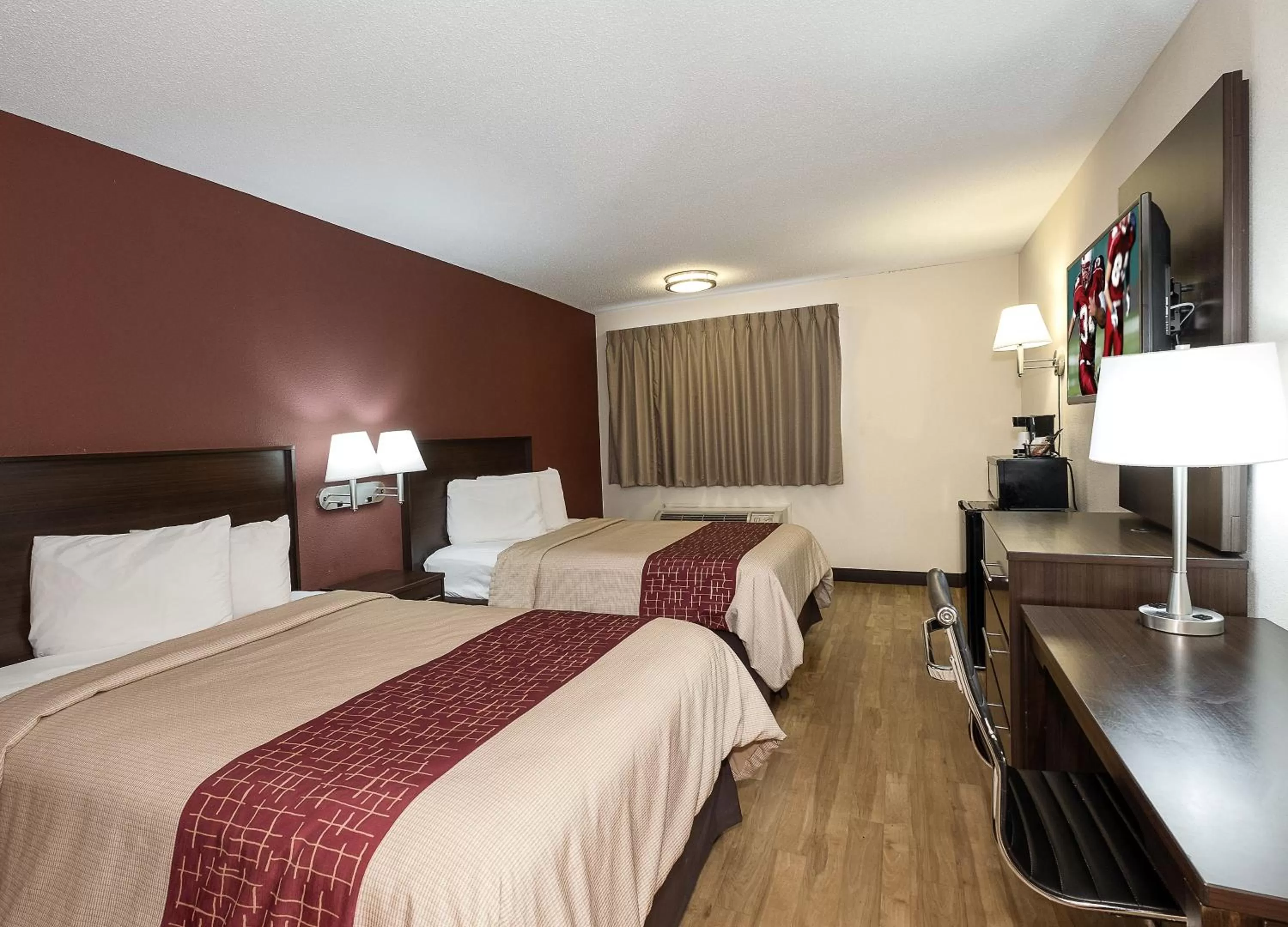 Superior Room with Two Double Beds First Floor Non-Smoking in Red Roof Inn Toledo - Maumee