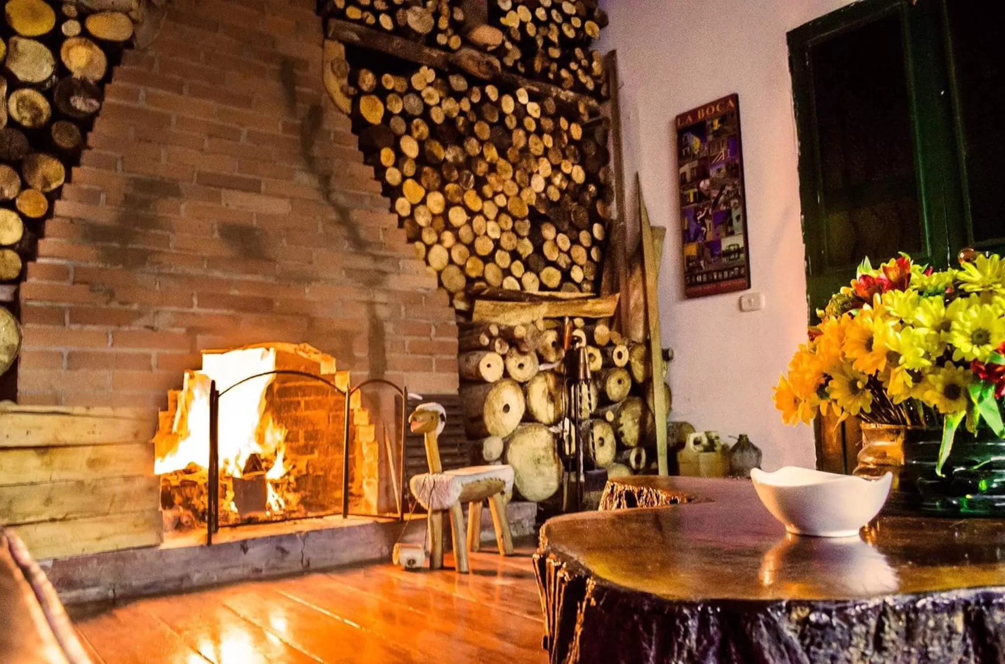 Communal lounge/ TV room in Finca Campestre La Adelita B&B