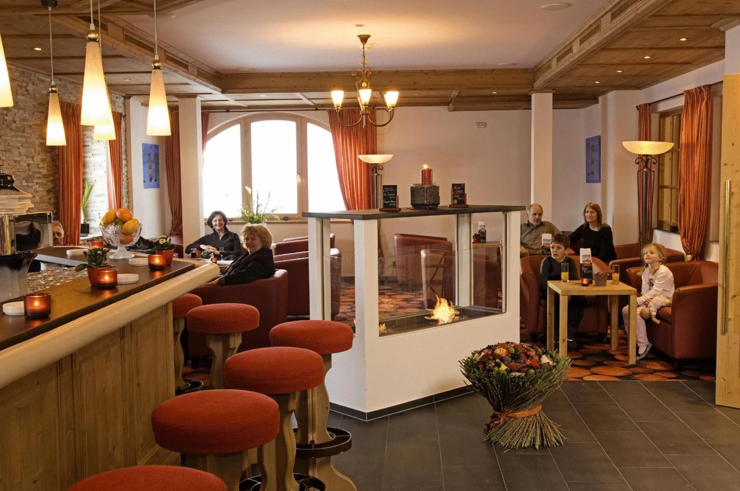 Lounge or bar in Hotel Alpen Residence