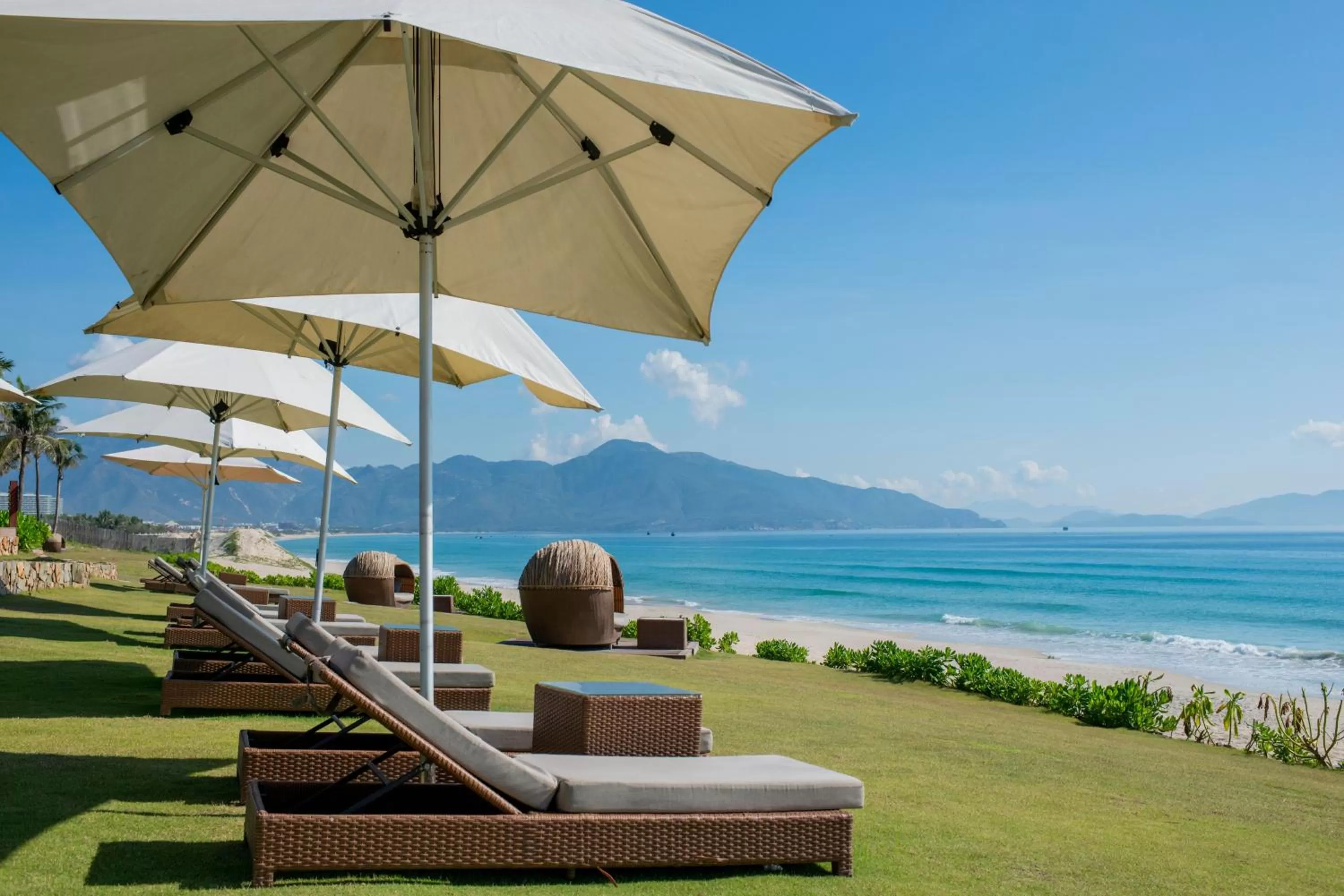 Balcony/Terrace in Fusion Resort Cam Ranh - All Spa Inclusive