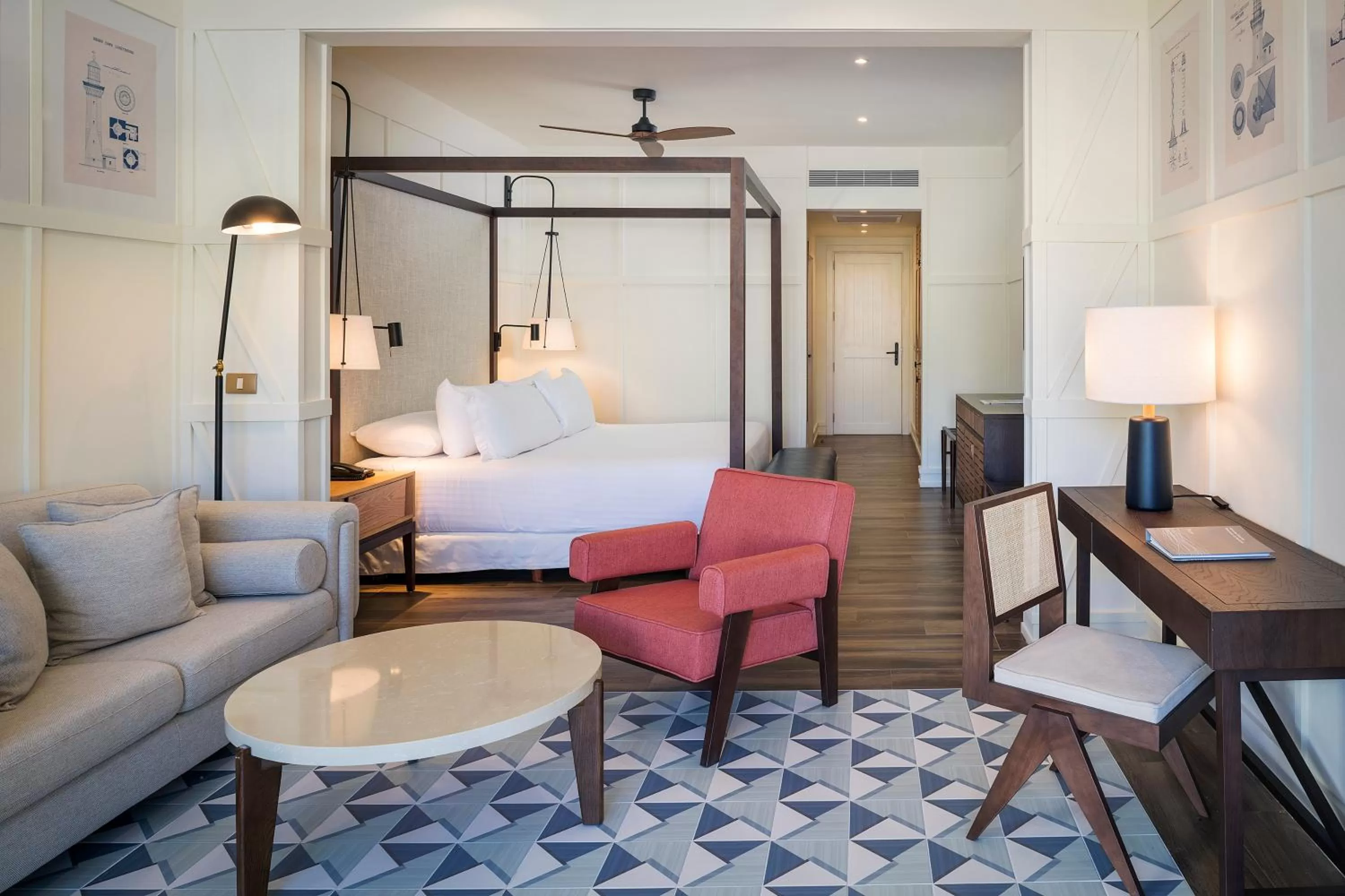 Seating area, Bed in El Beso Adults Only At Ocean El Faro - All Inclusive