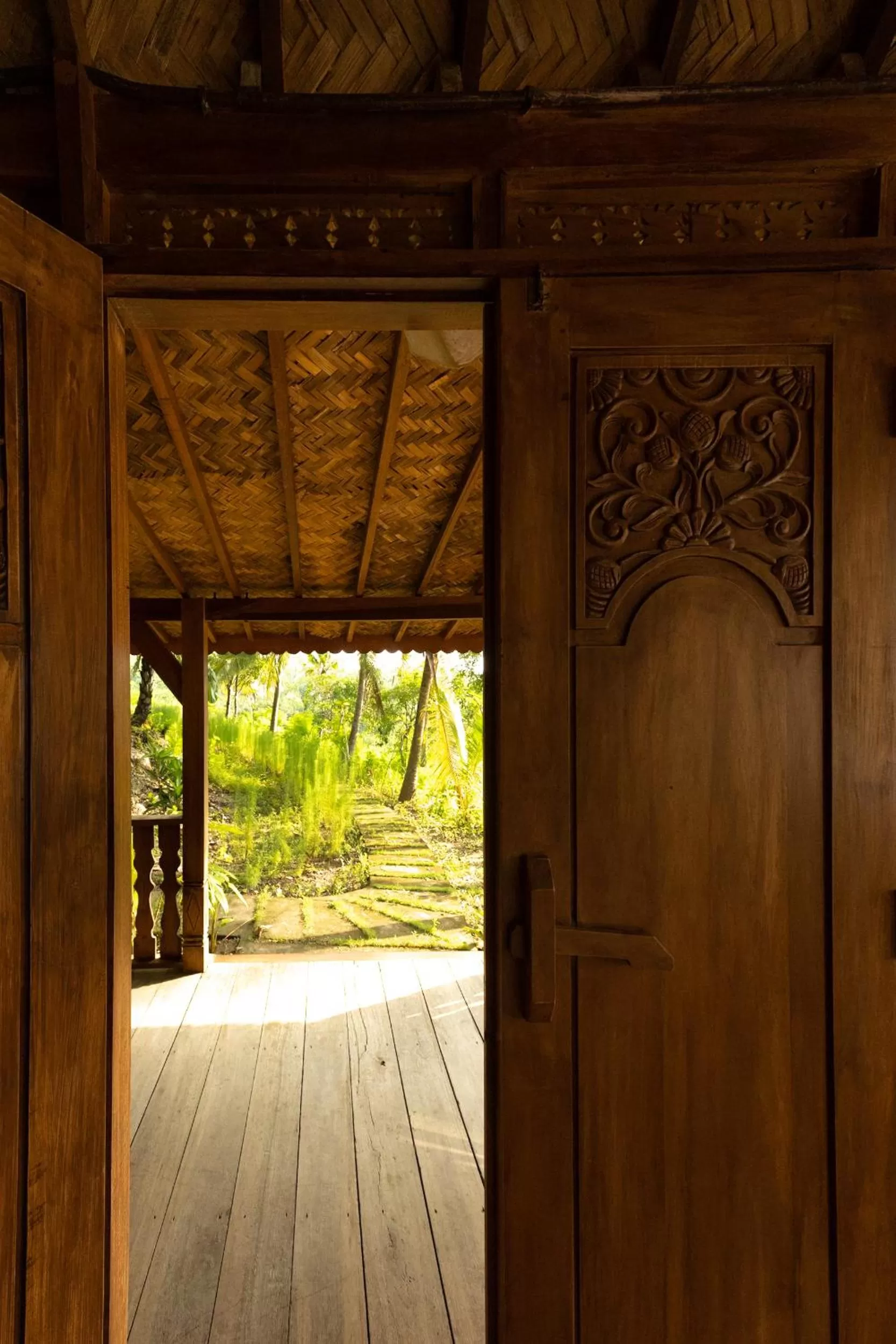 Garden view in Tanah Damai Hotel