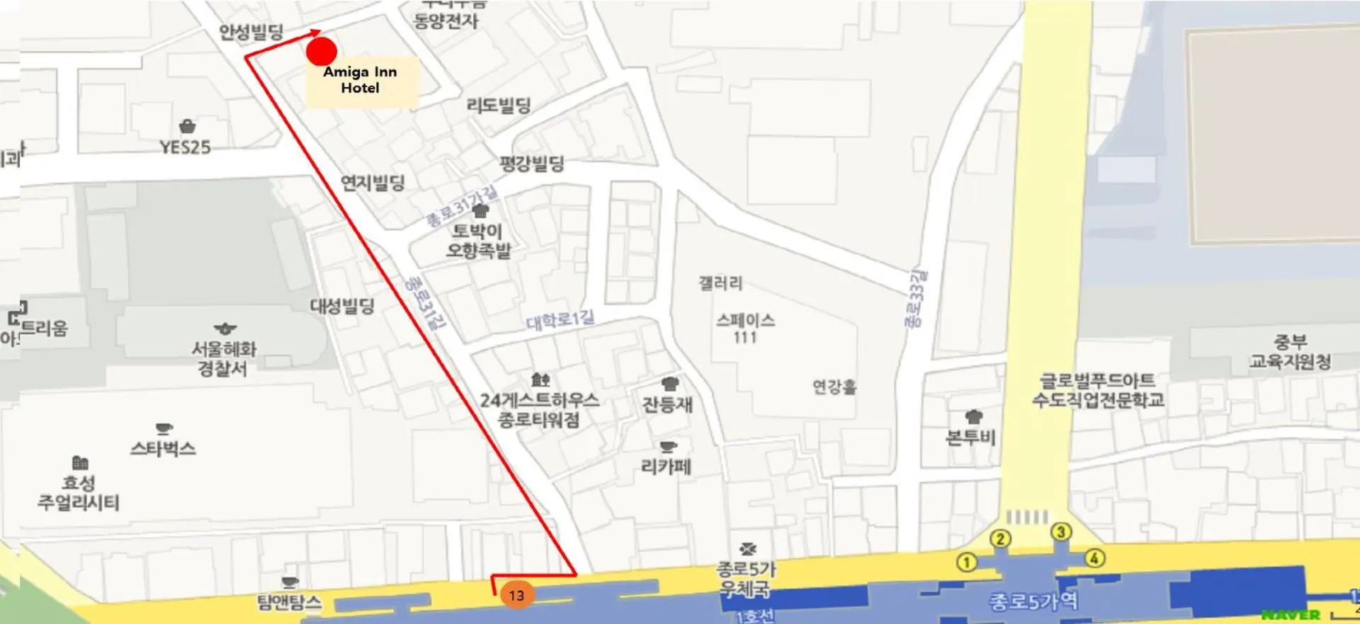 Amiga Inn Seoul Hotel