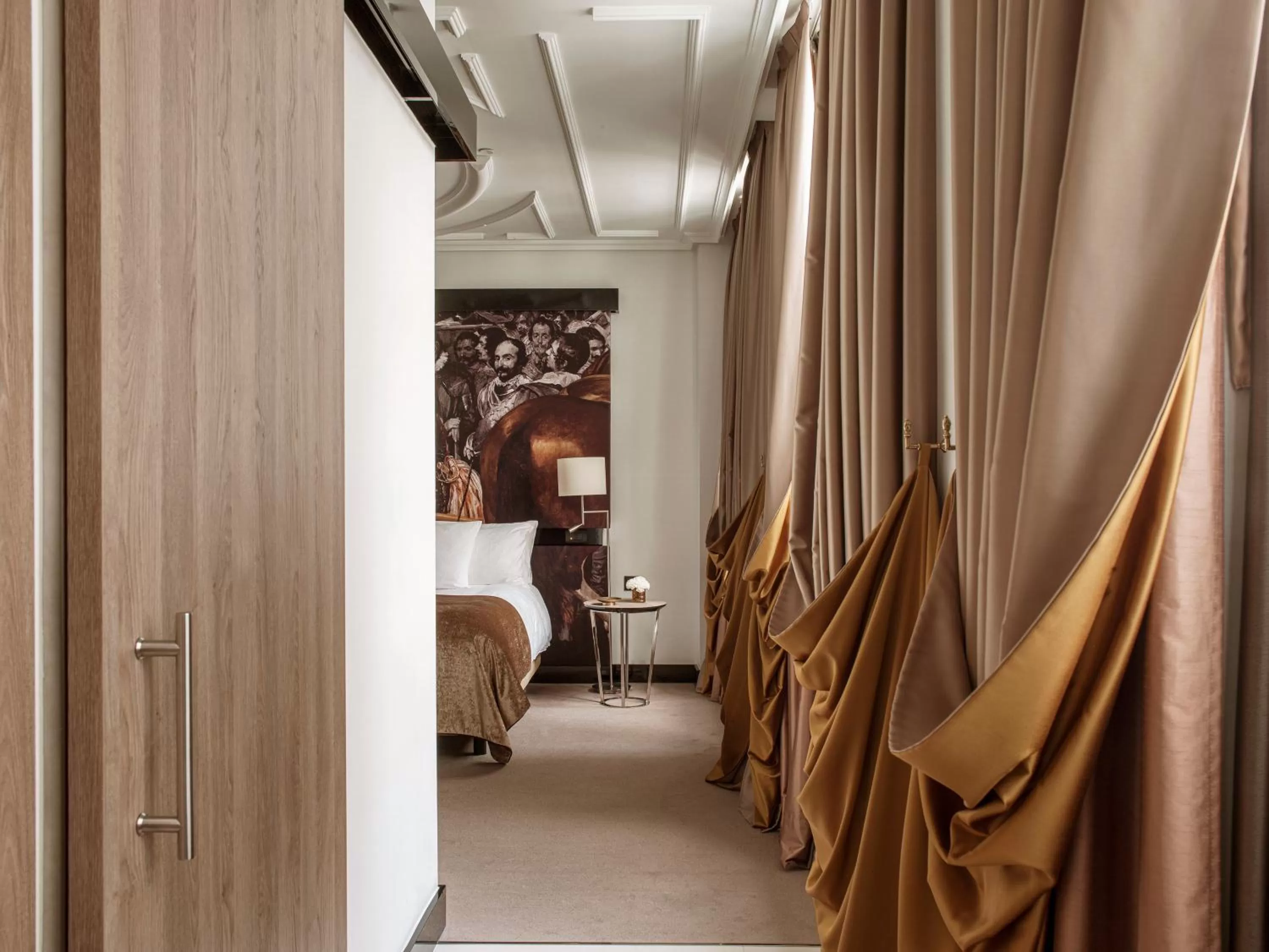Decorative detail, Bed in Palacio de los Duques Gran Meliá - The Leading Hotels of the World