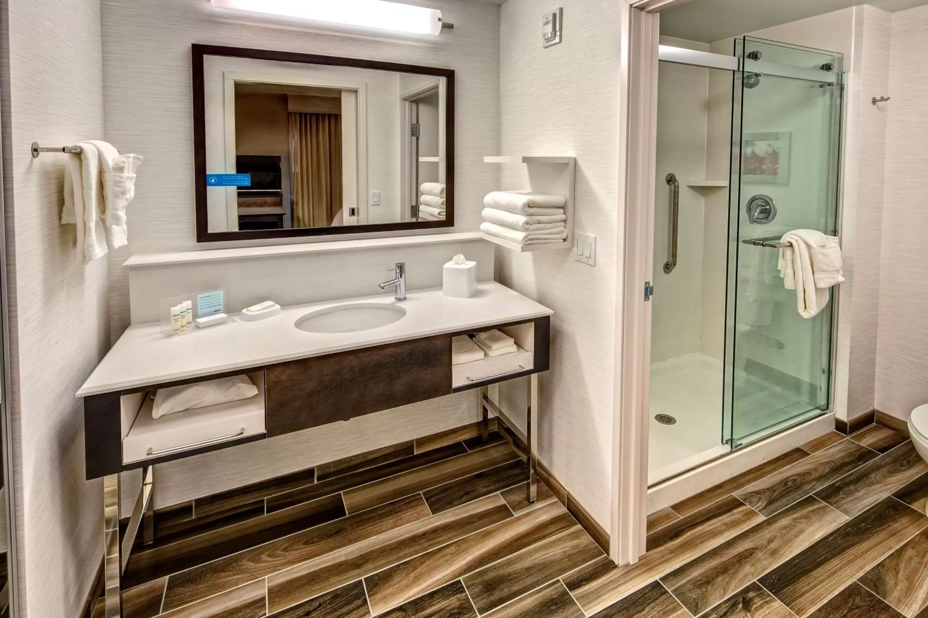 Bathroom in Hampton Inn & Suites Franklin Berry Farms, Tn