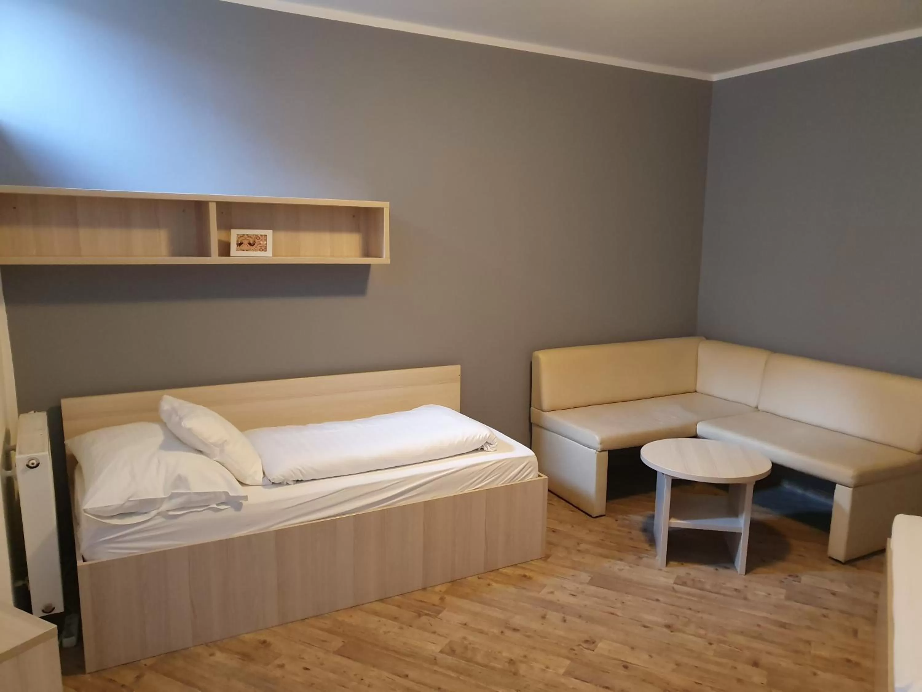 Seating area, Bed in Hotel Palác