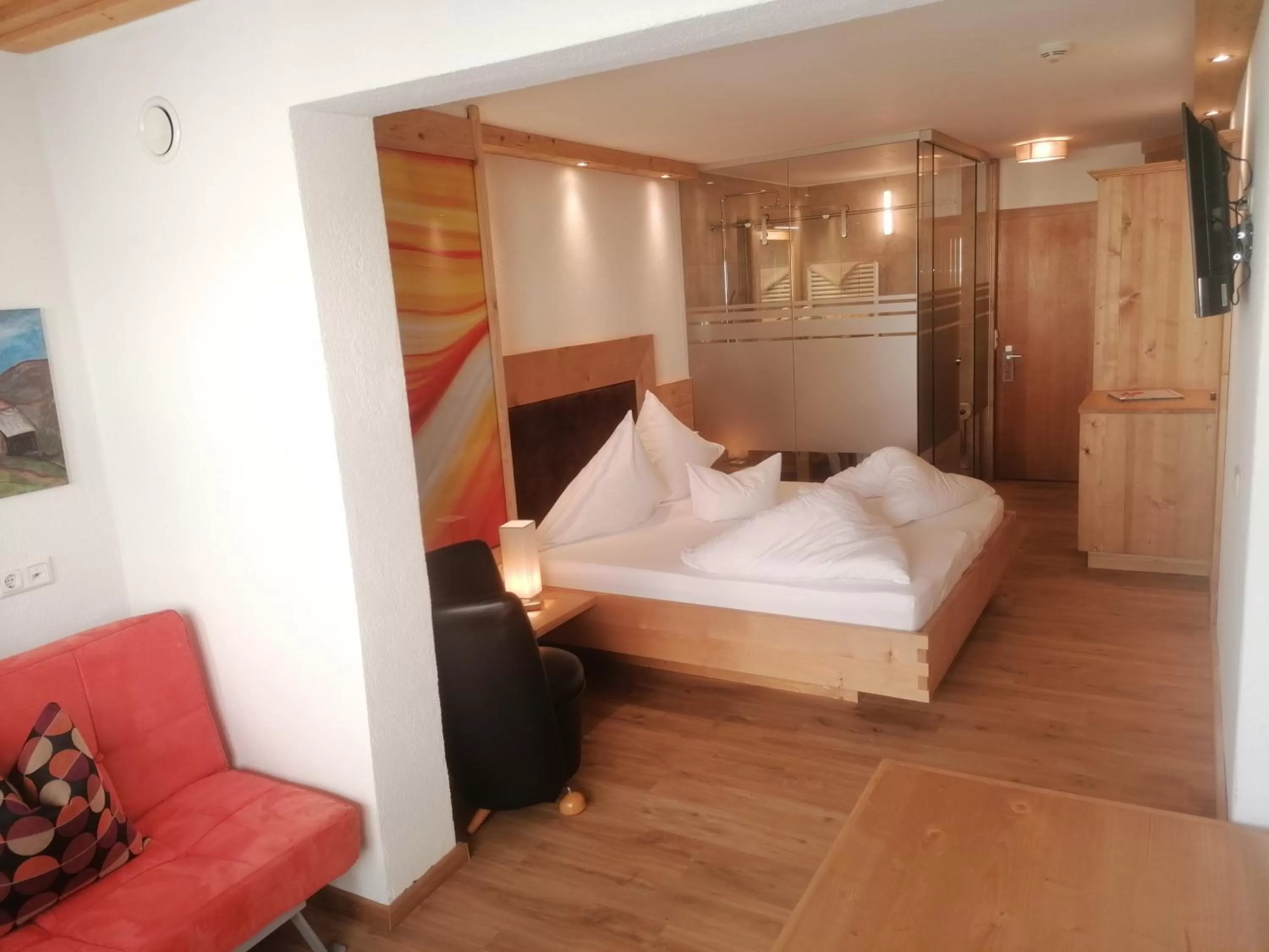 Bed in Adler Hotel-Pension