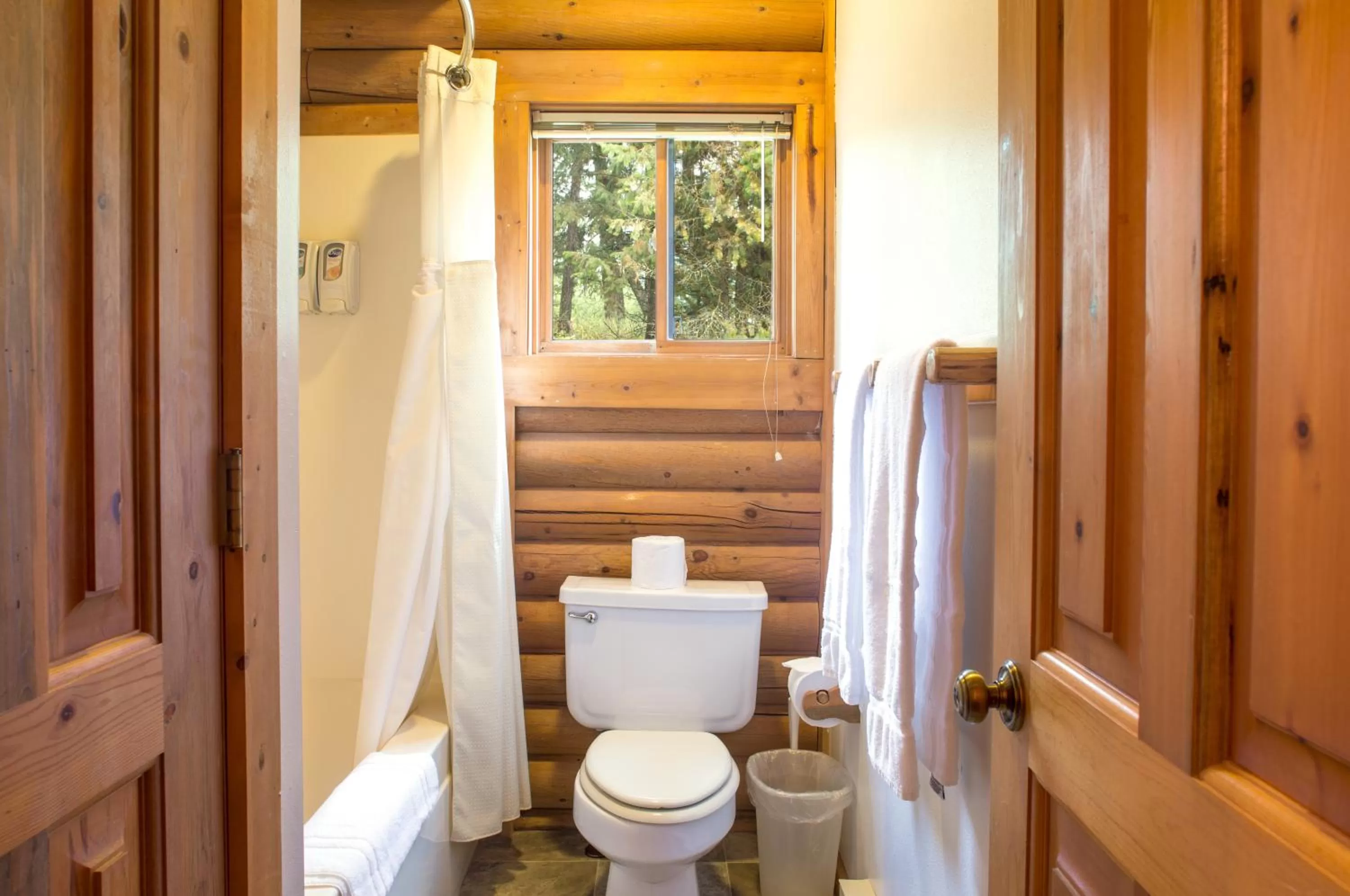 Shower in North Forty Resort