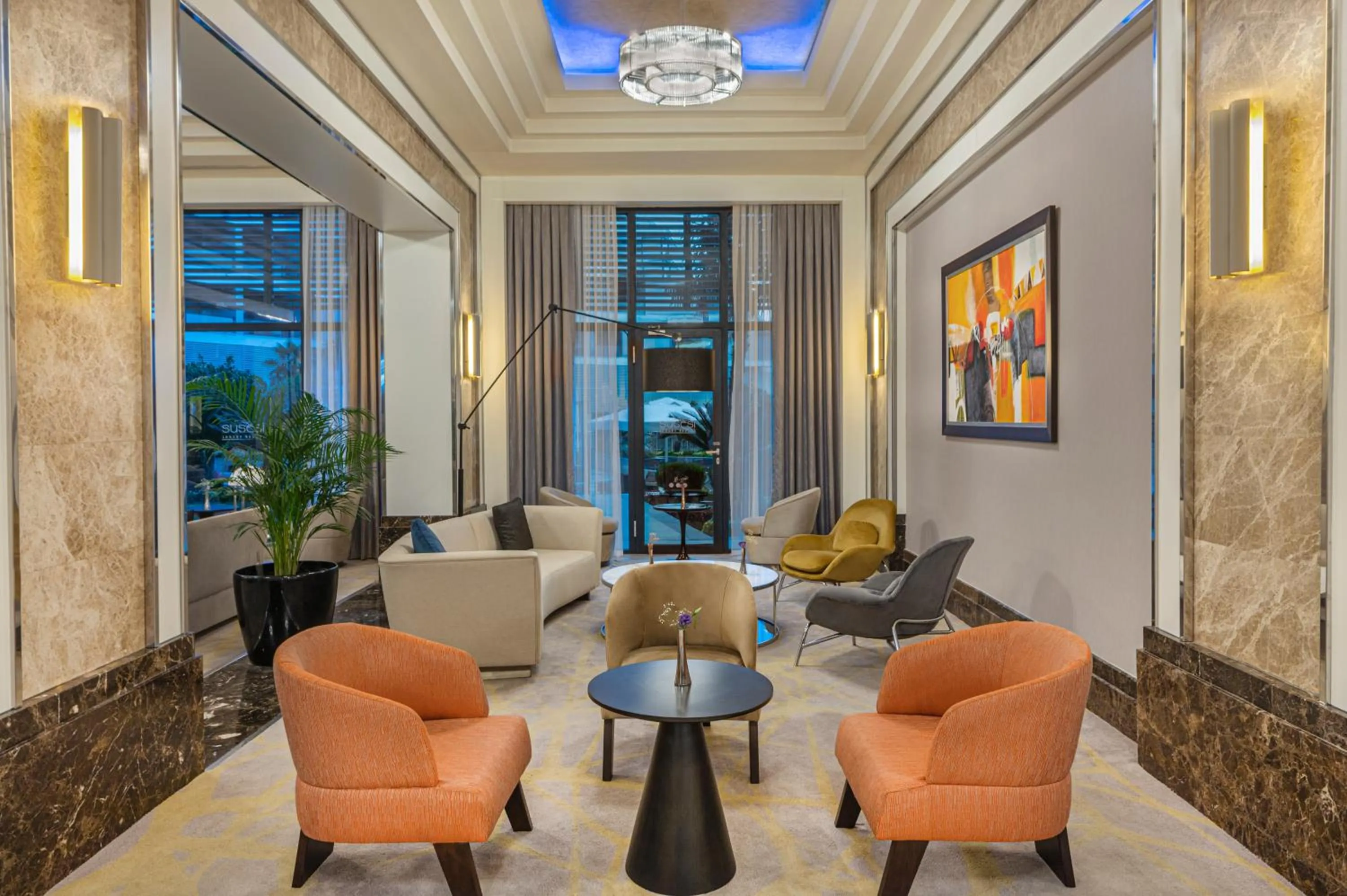 Lobby or reception in Susesi Luxury Resort